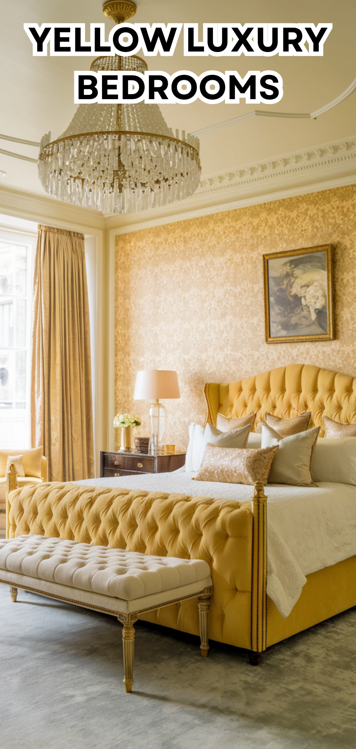 17 Yellow Luxury Bedrooms That Feel Like a Retreat