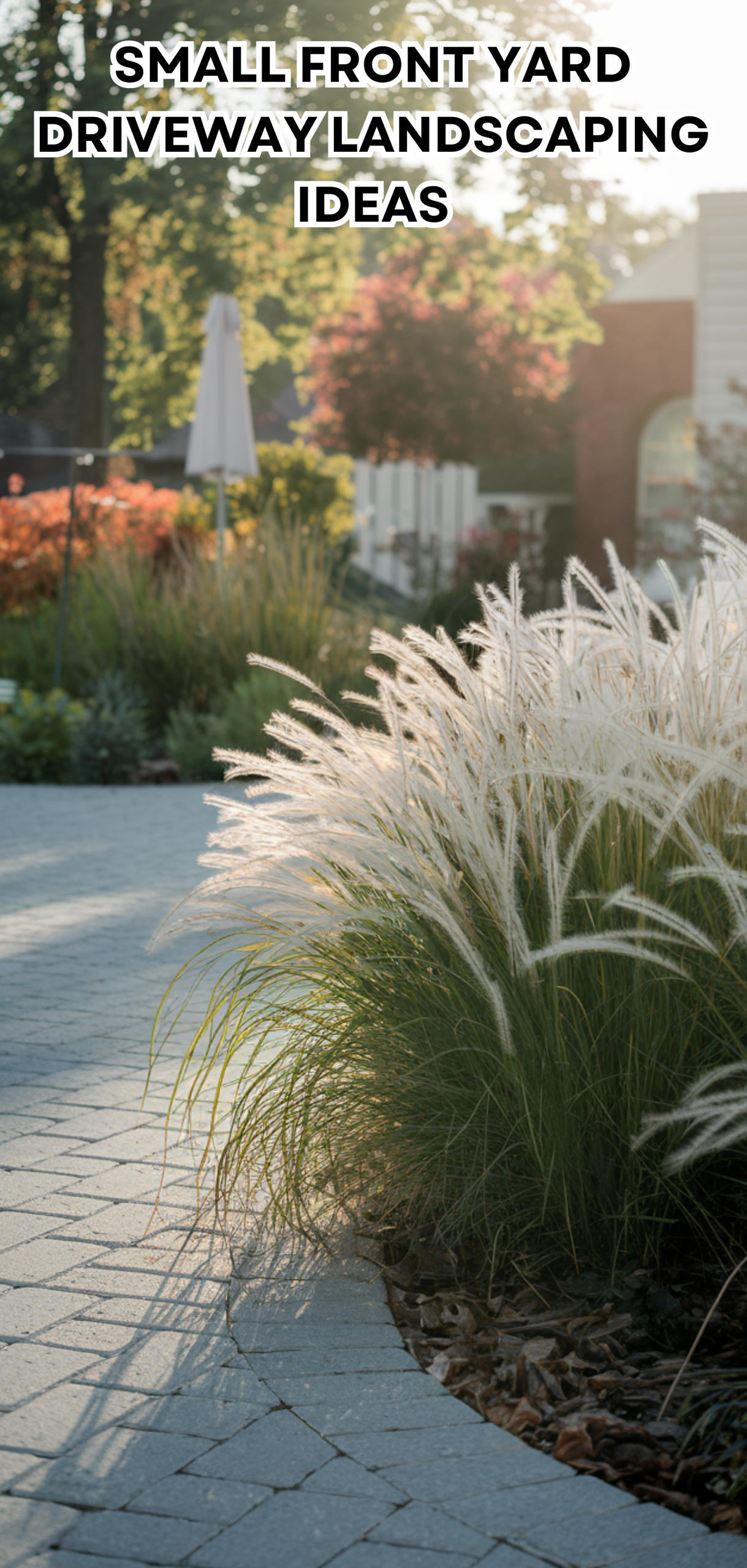 17 Amazing Small Front Yard Driveway Landscaping Ideas