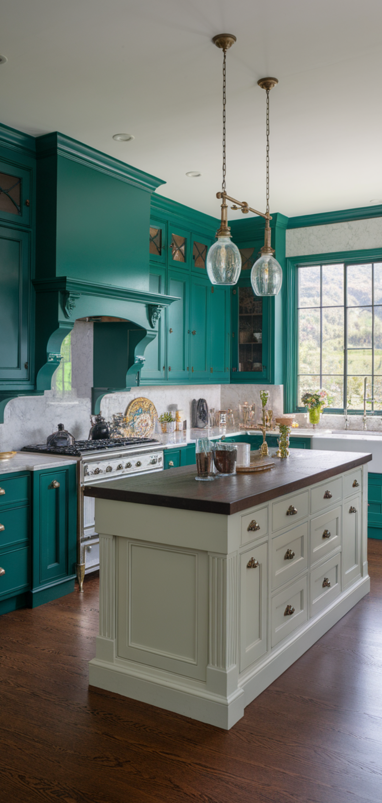 inspiring Green Kitchen Cabinet Ideas