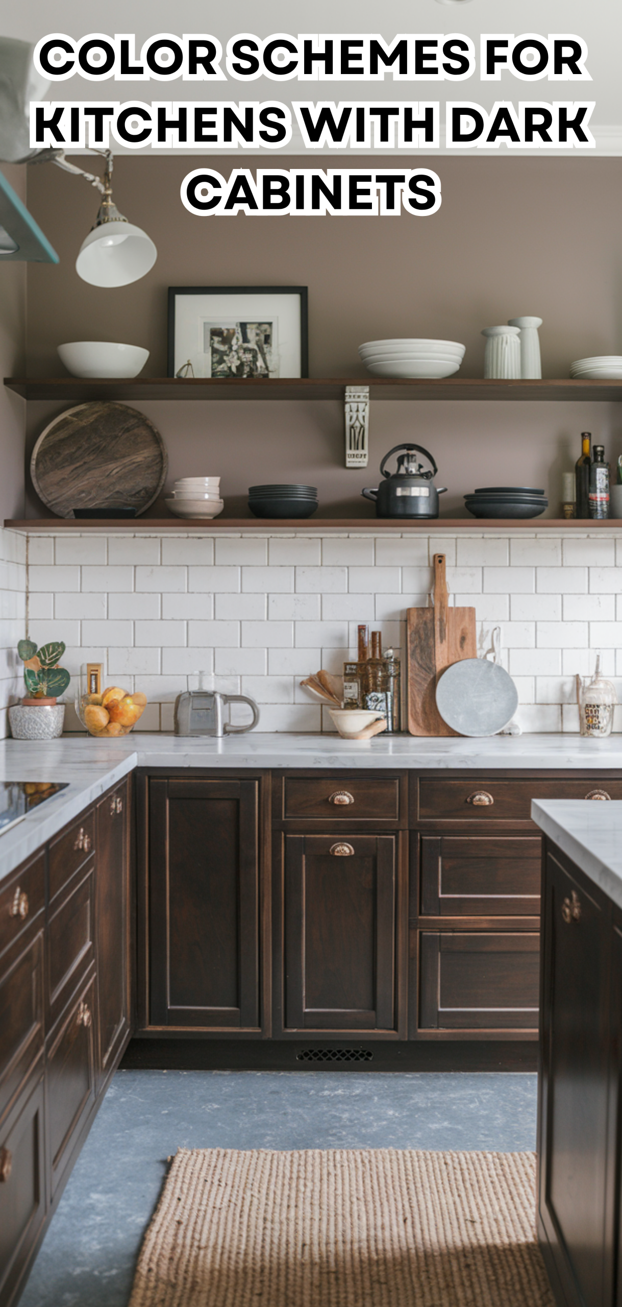 17 Inspiring Color Schemes for Kitchens With Dark Cabinets