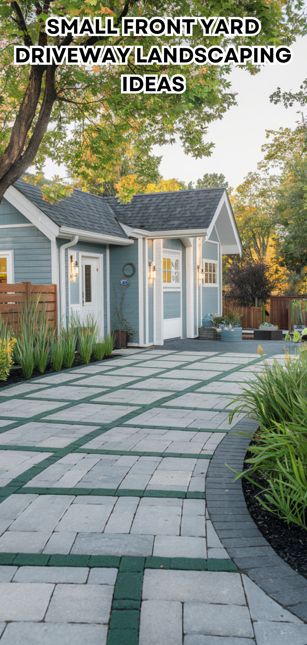 17 Amazing Small Front Yard Driveway Landscaping Ideas