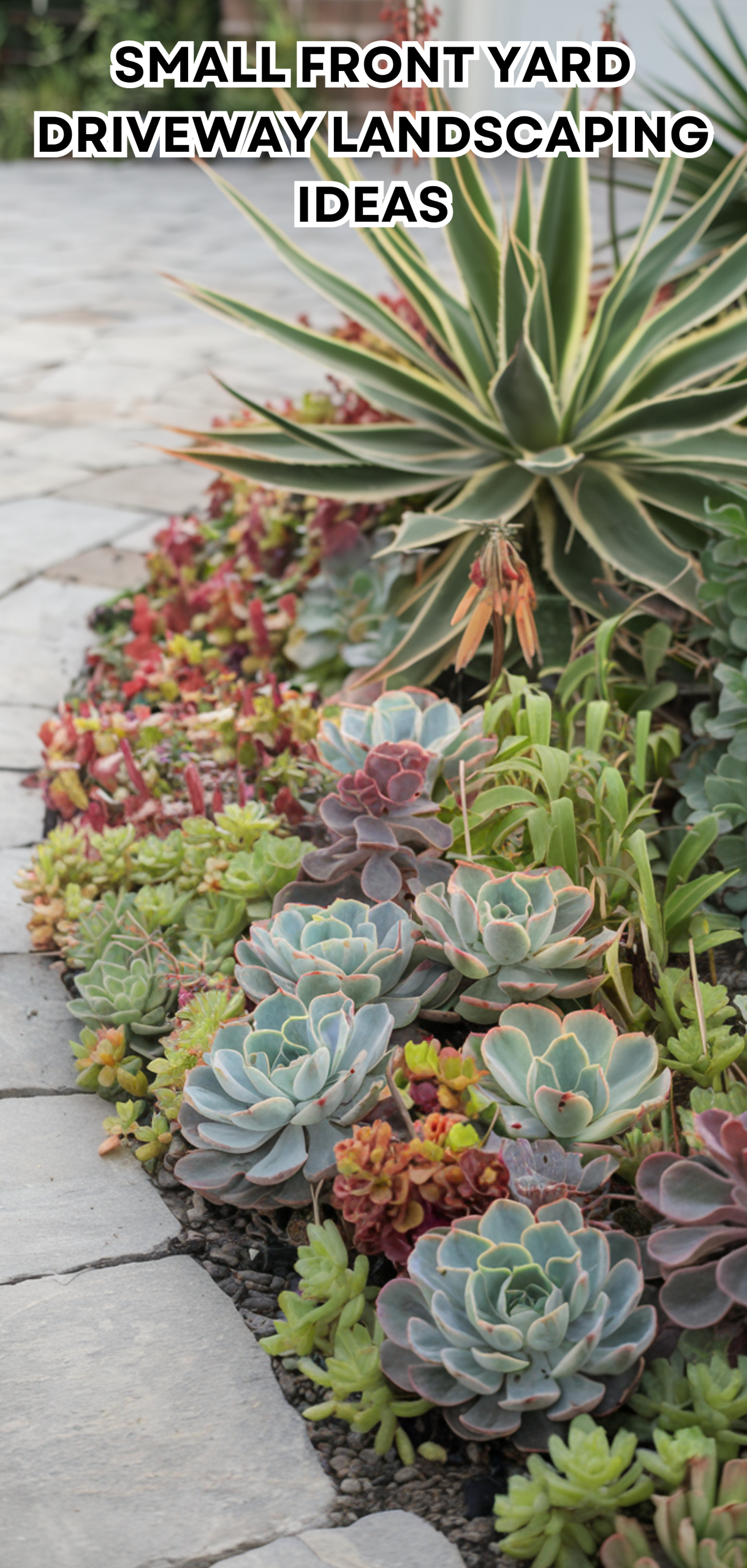 17 Amazing Small Front Yard Driveway Landscaping Ideas