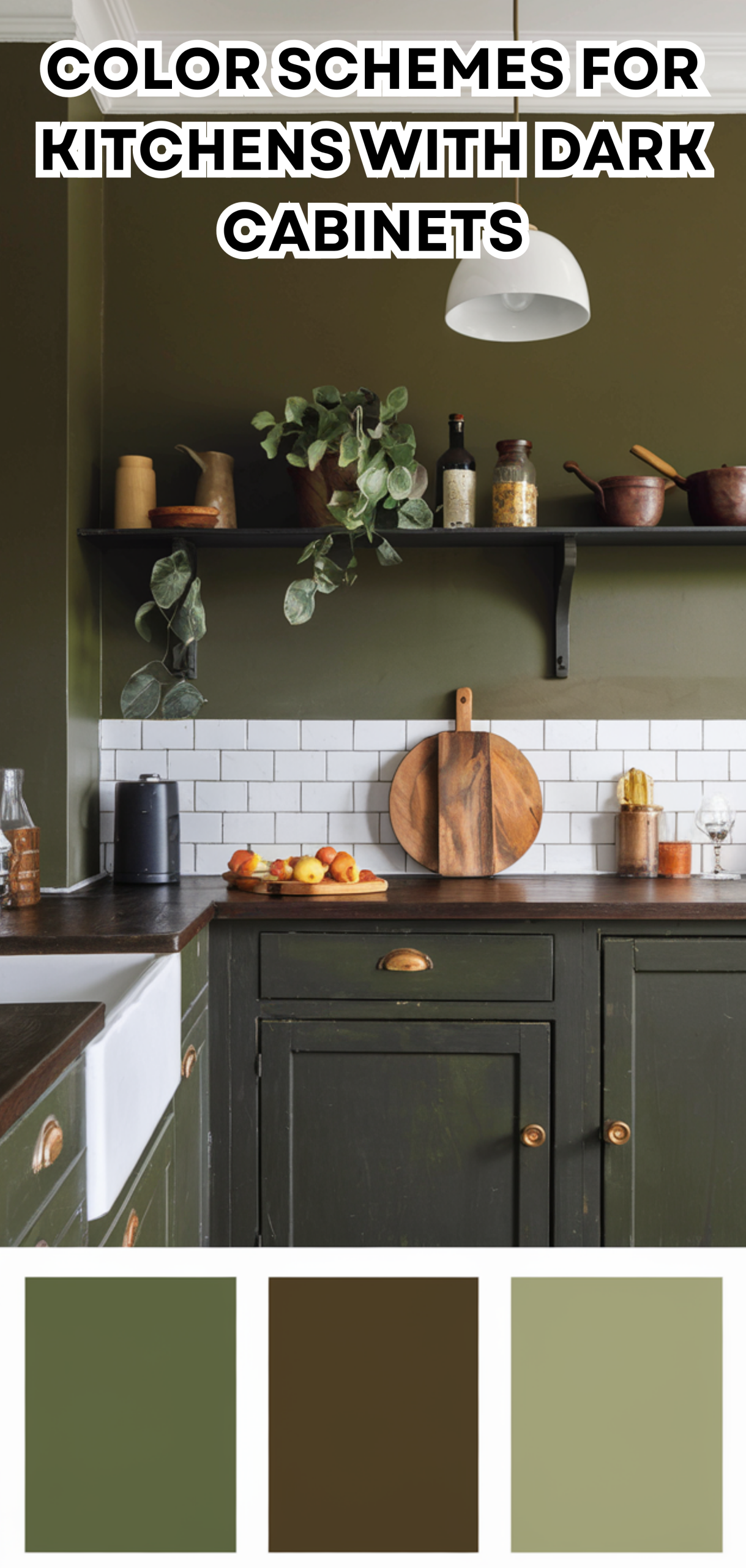 17 Inspiring Color Schemes for Kitchens With Dark Cabinets
