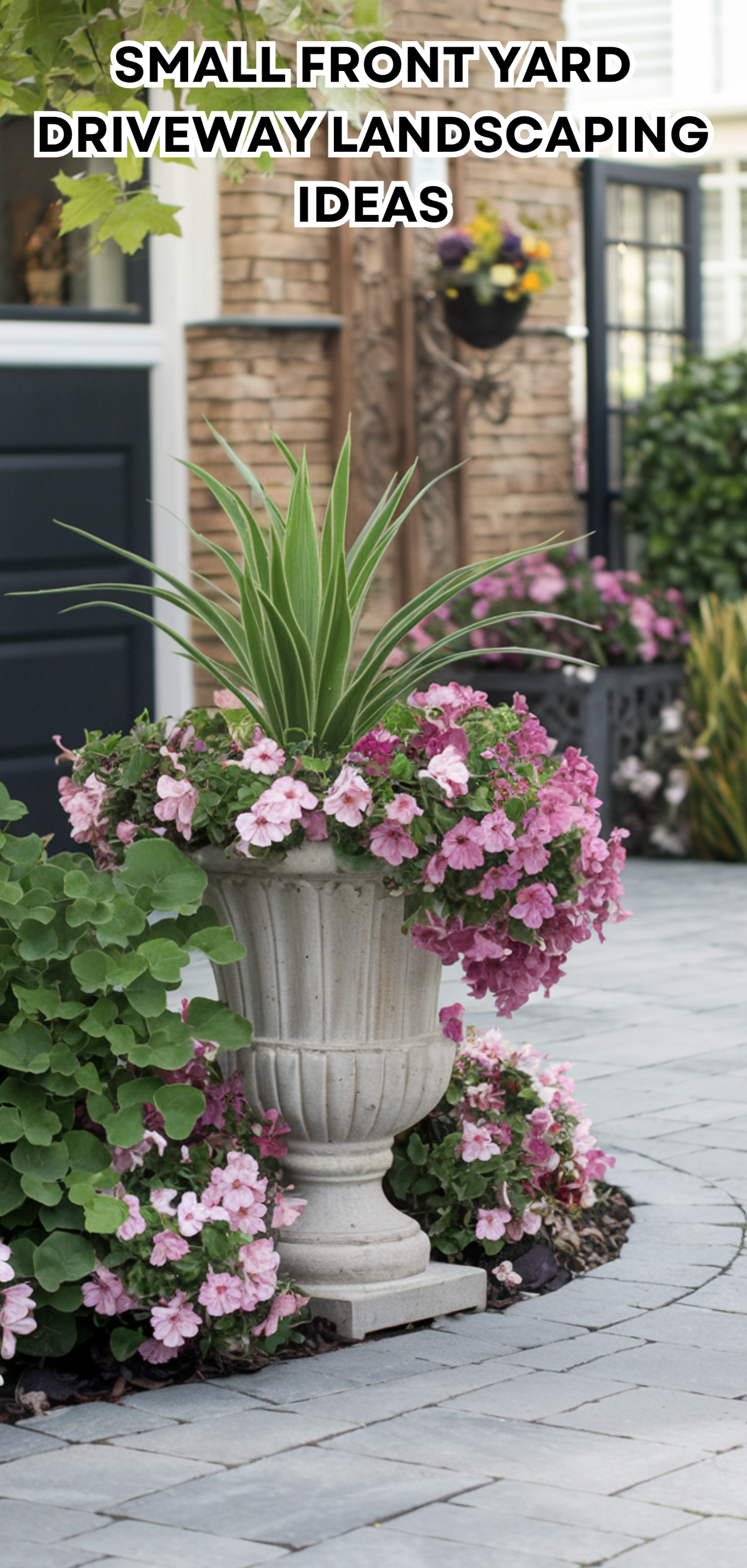 17 Amazing Small Front Yard Driveway Landscaping Ideas