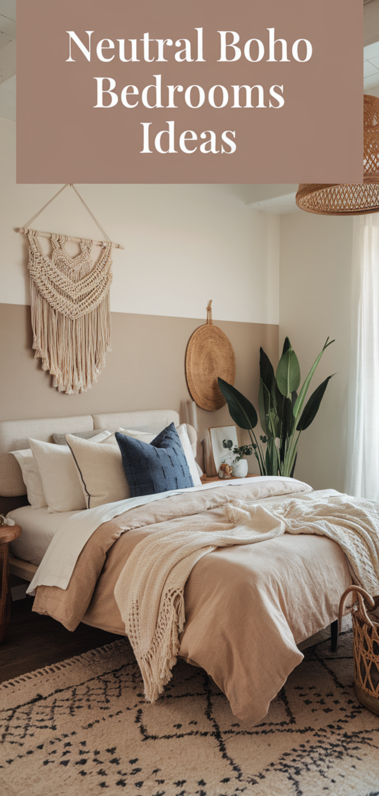 inspiring Neutral Boho Bedrooms Ideas