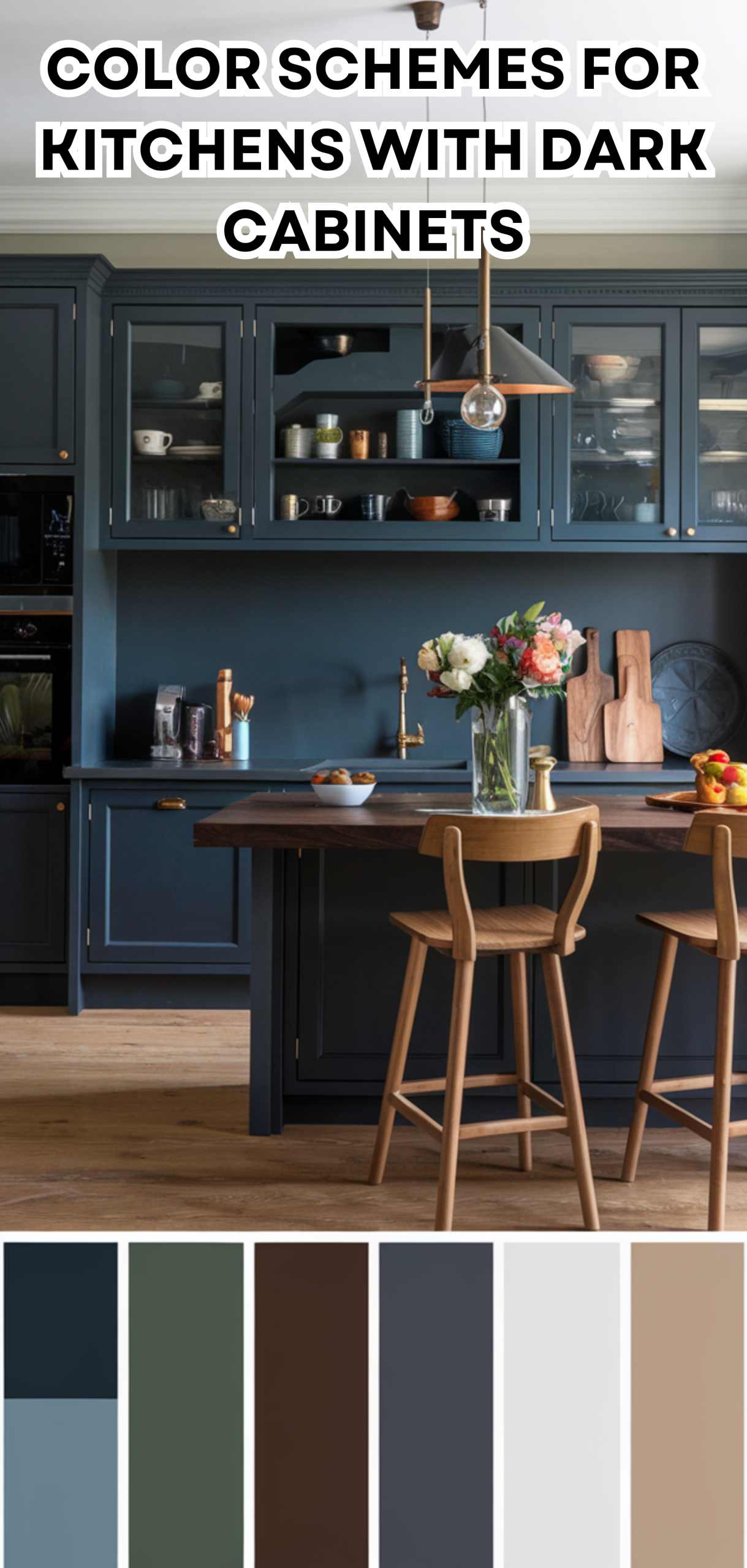17 Inspiring Color Schemes for Kitchens With Dark Cabinets