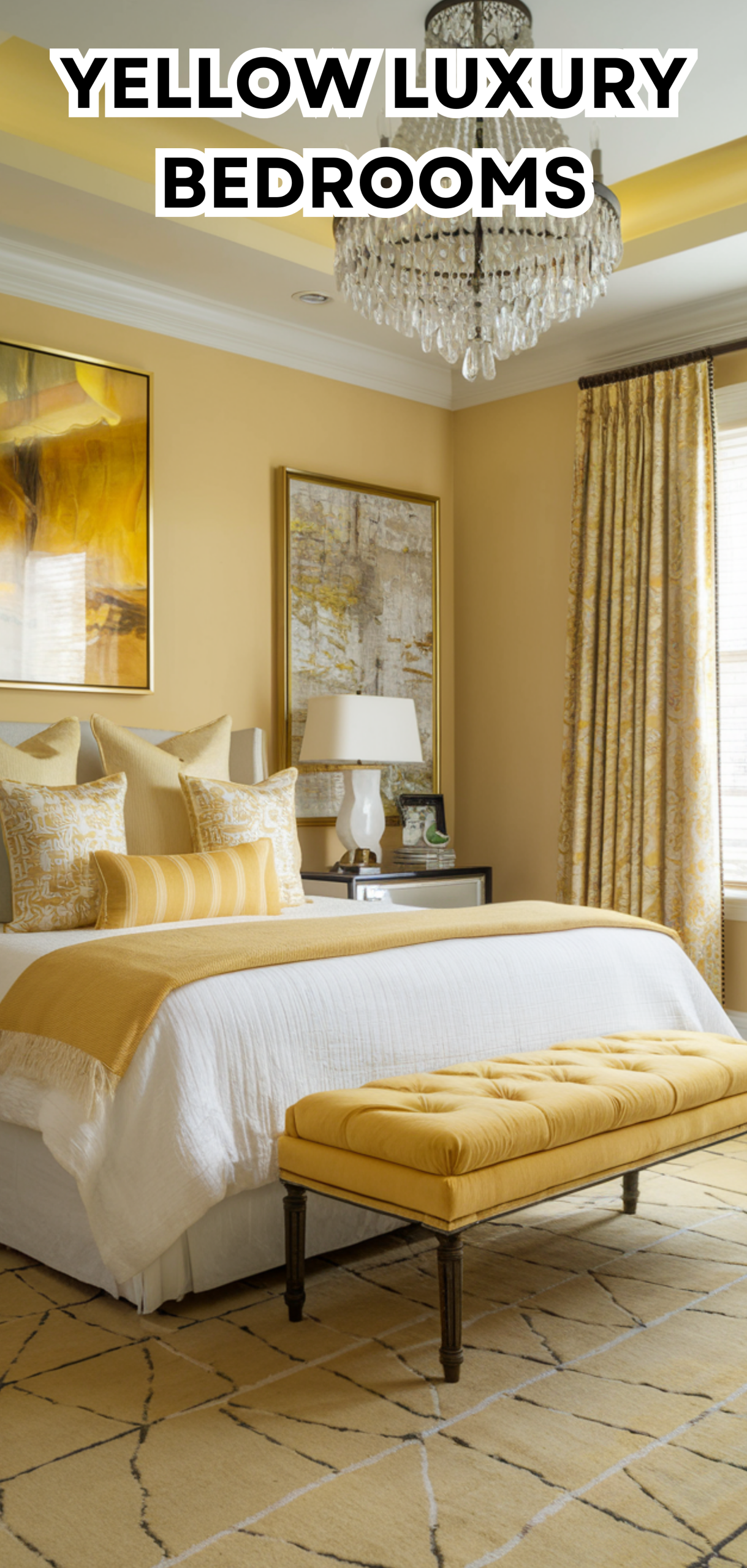 17 Yellow Luxury Bedrooms That Feel Like a Retreat