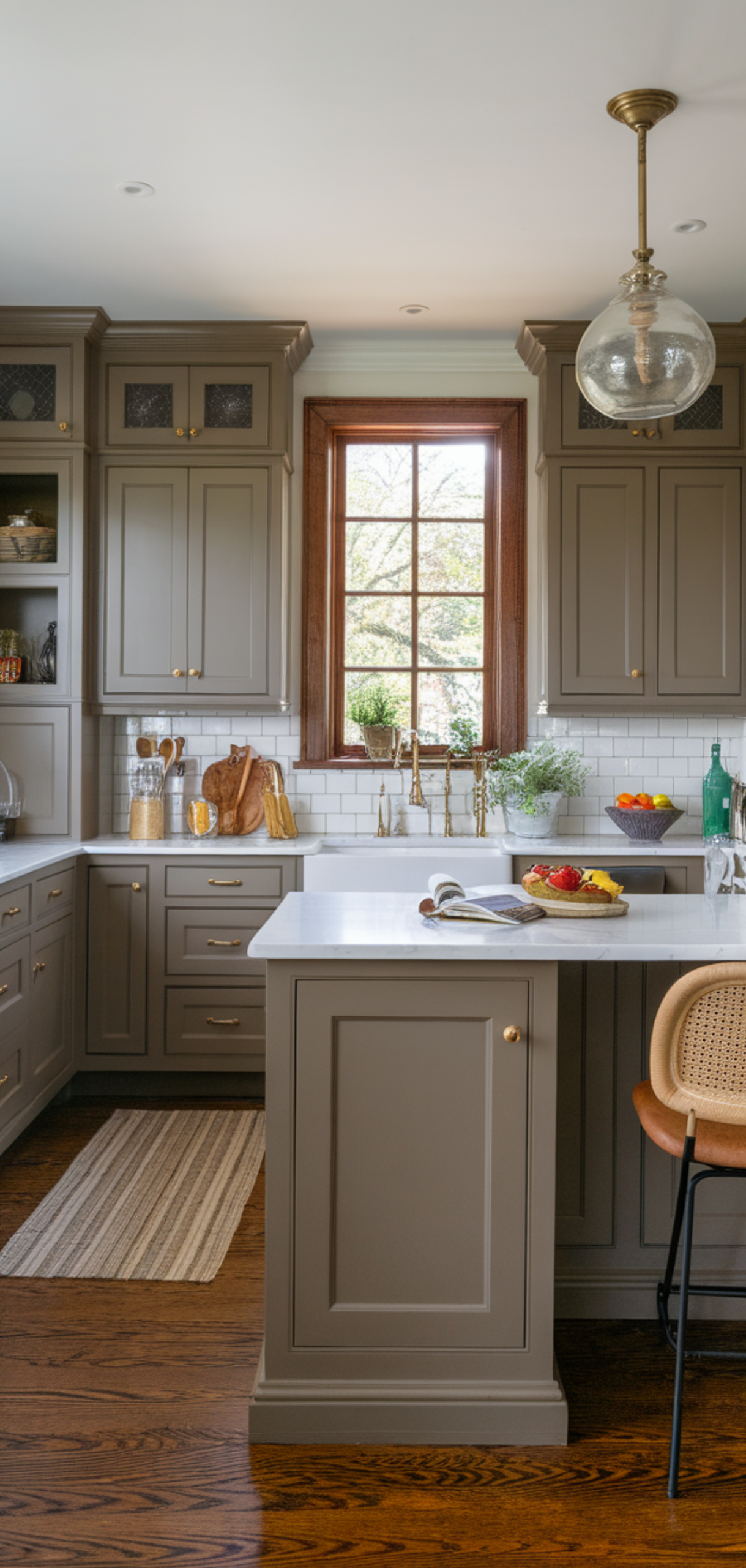 Amazing Trendy Brown Kitchen Cabinet Ideas