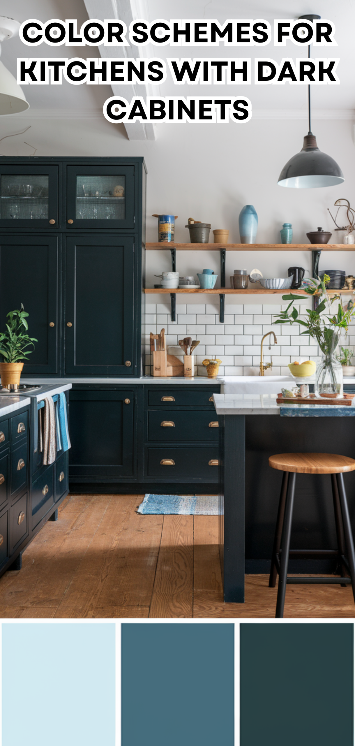 17 Inspiring Color Schemes for Kitchens With Dark Cabinets