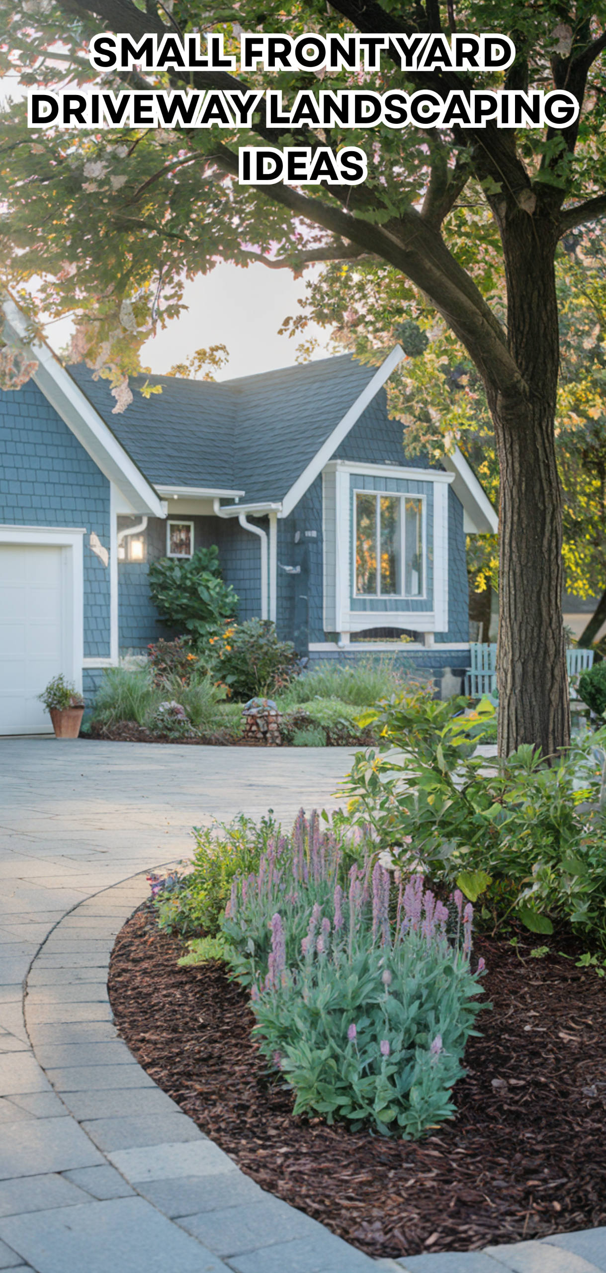17 Amazing Small Front Yard Driveway Landscaping Ideas