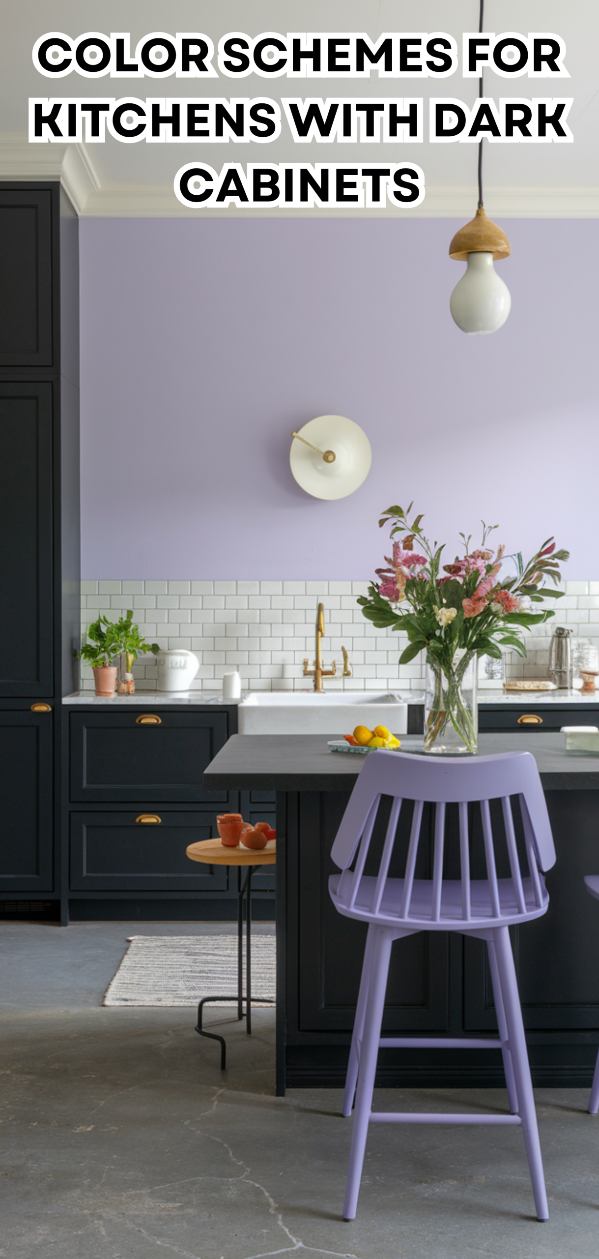 17 Inspiring Color Schemes for Kitchens With Dark Cabinets