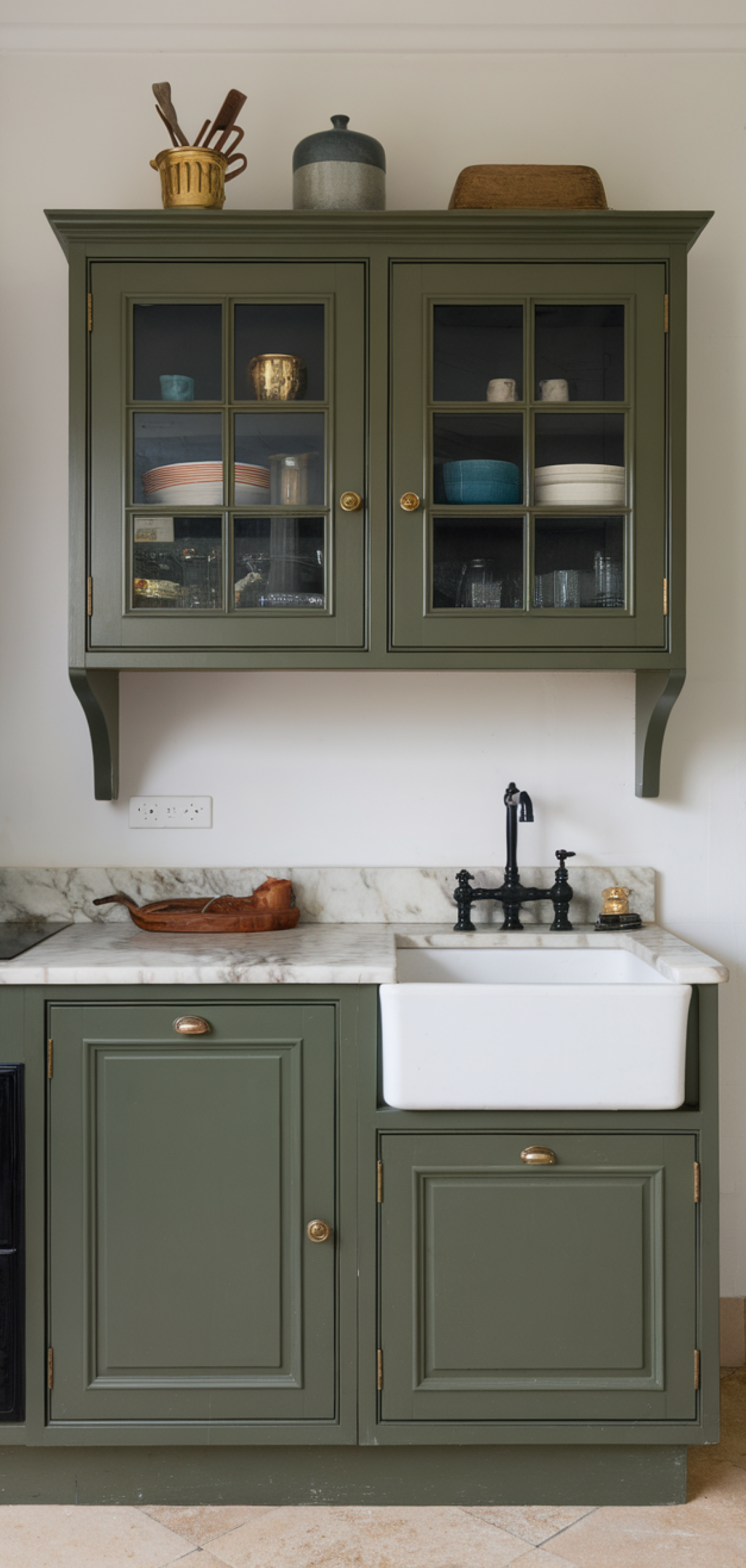 inspiring Green Kitchen Cabinet Ideas