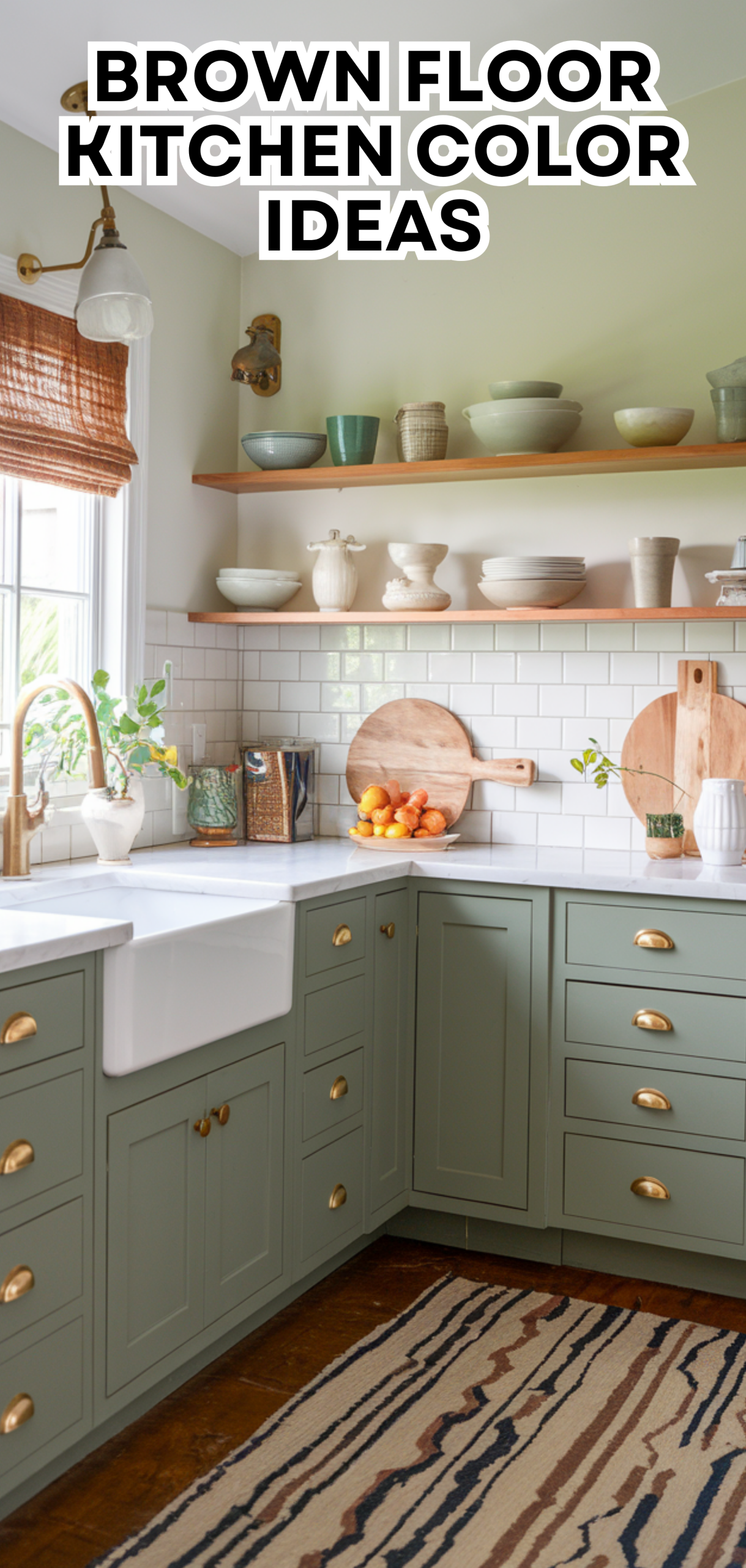 15 Best Brown Floor Kitchen Color Ideas