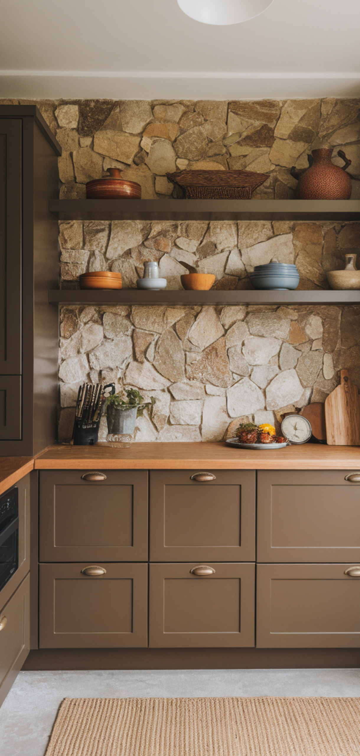 Amazing Trendy Brown Kitchen Cabinet Ideas
