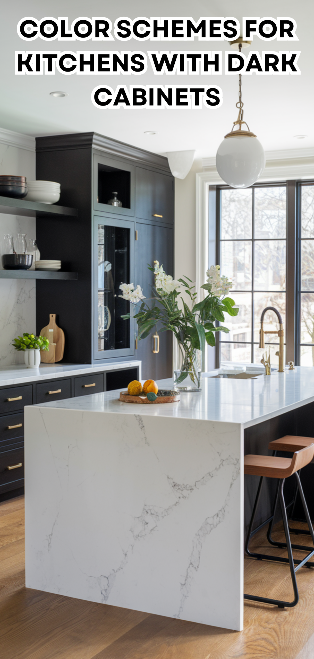 17 Inspiring Color Schemes for Kitchens With Dark Cabinets