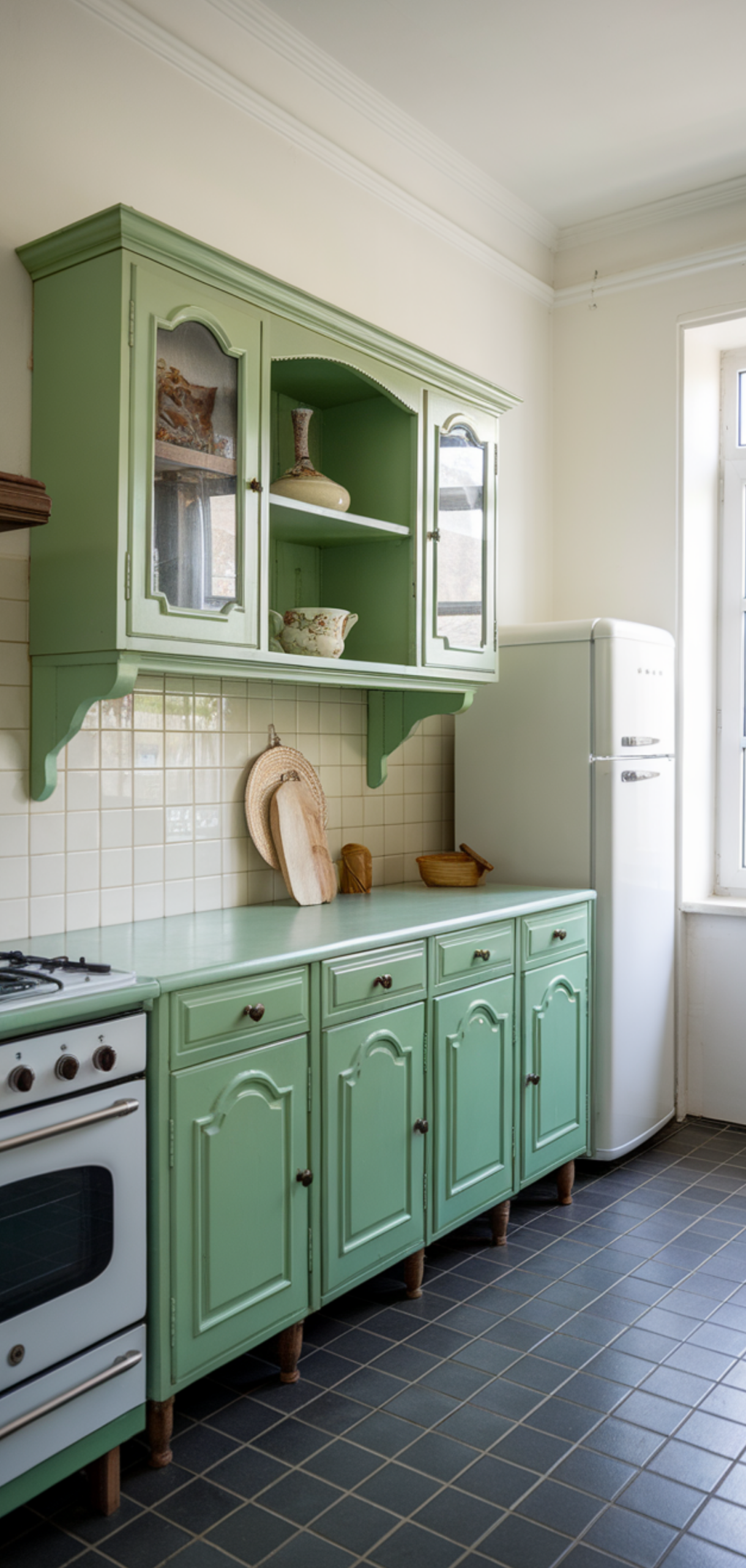 inspiring Green Kitchen Cabinet Ideas