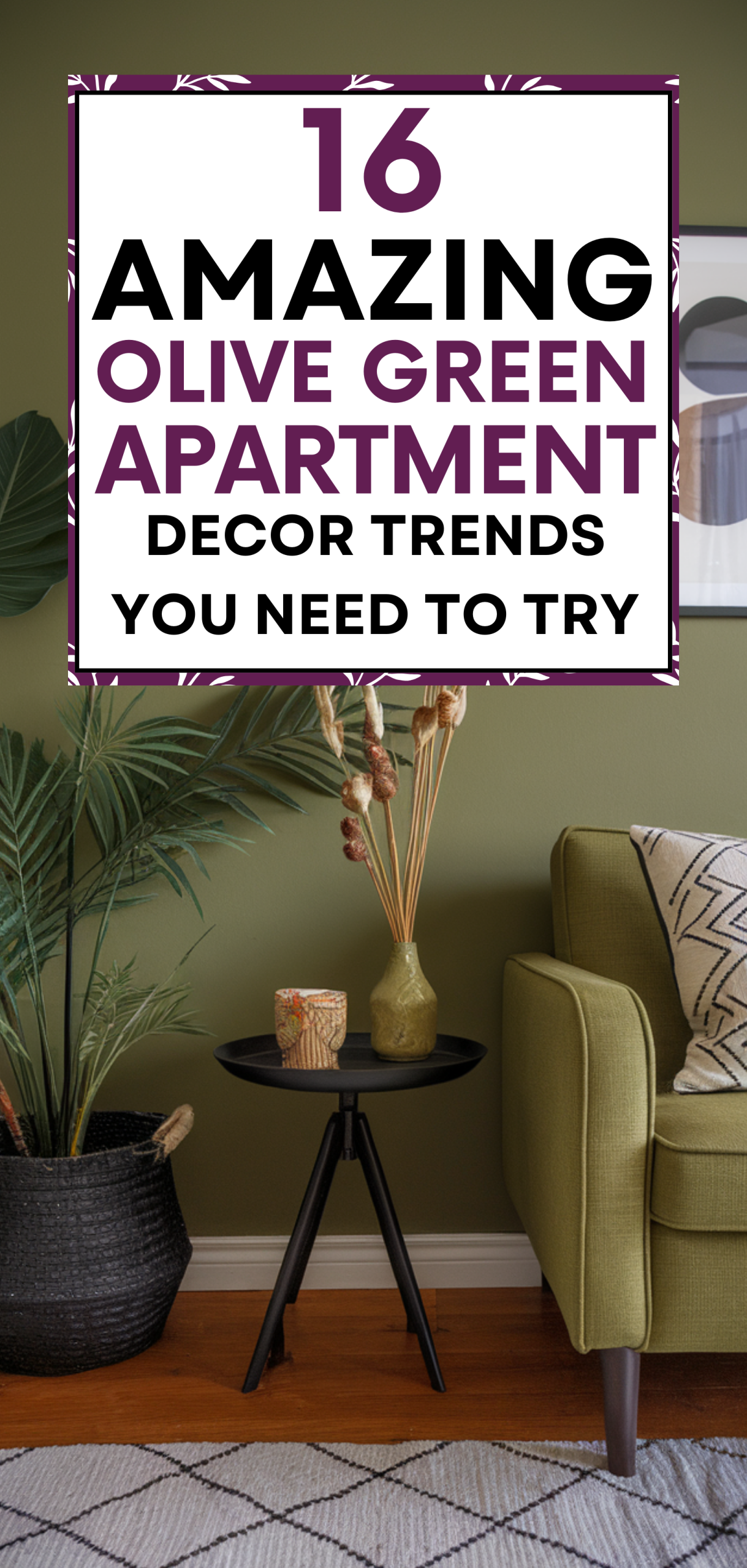 Amazing Olive Green Apartment Decor Trends You need to try