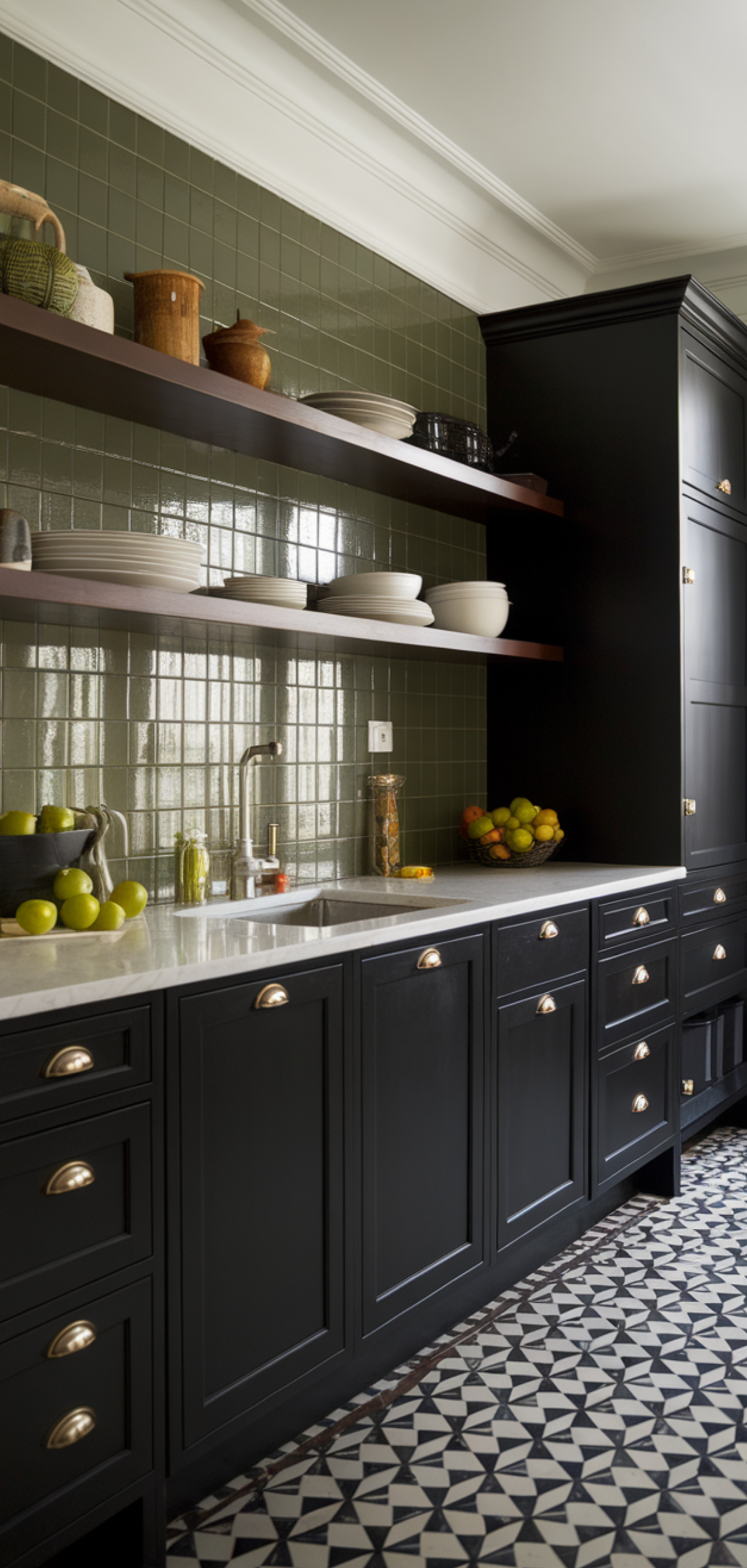 Best Georgeous Green and Black Kitchen Ideas