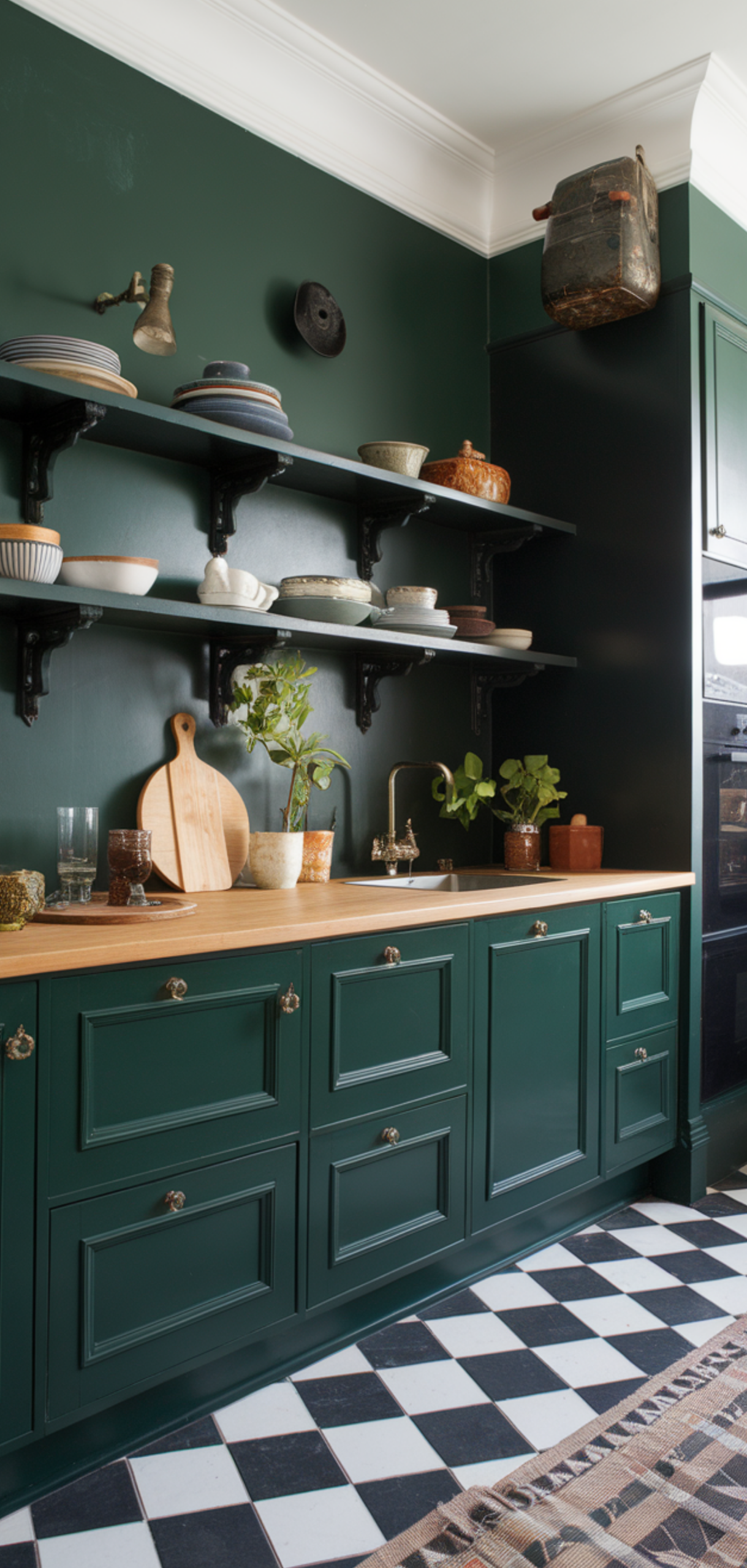 Best Georgeous Green and Black Kitchen Ideas