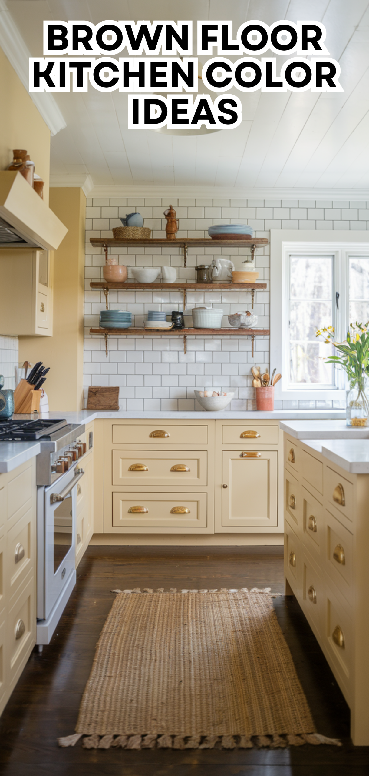 15 Best Brown Floor Kitchen Color Ideas