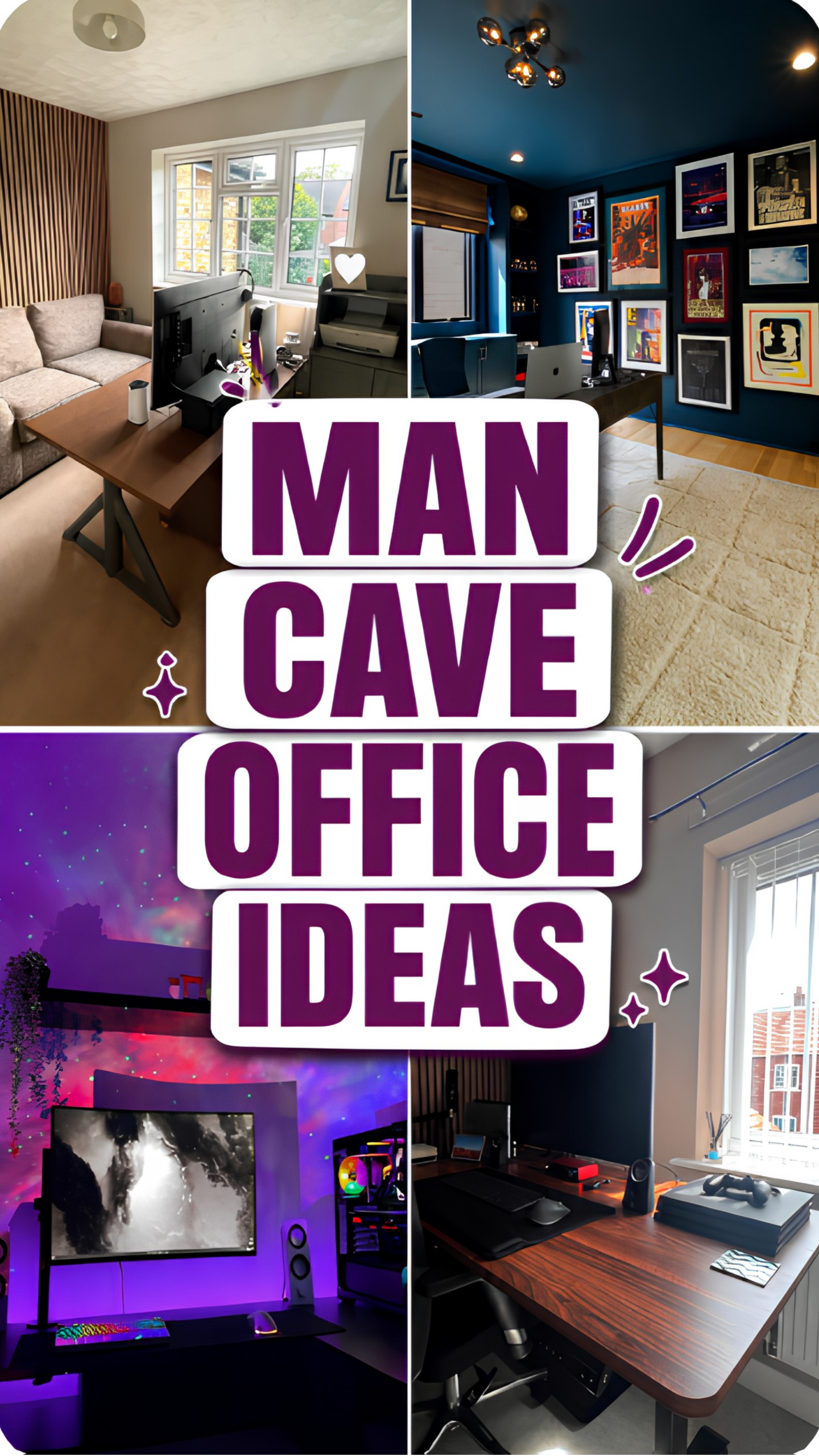 Man cave office