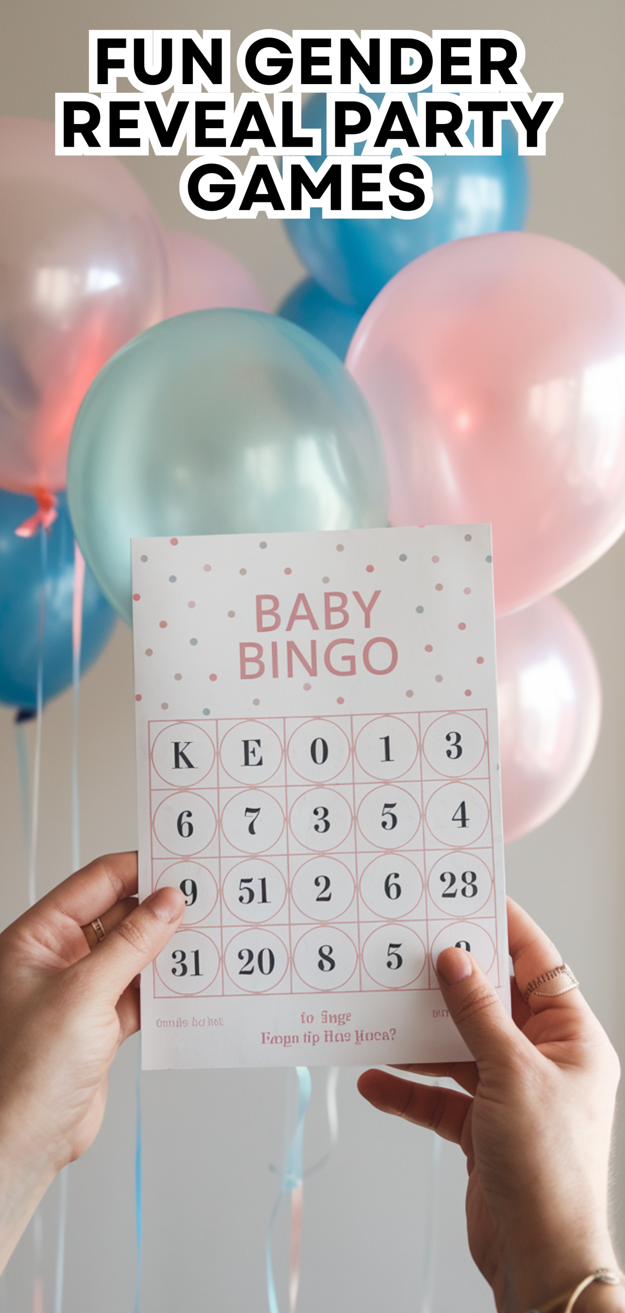 17 Super Fun Gender Reveal Party Games
