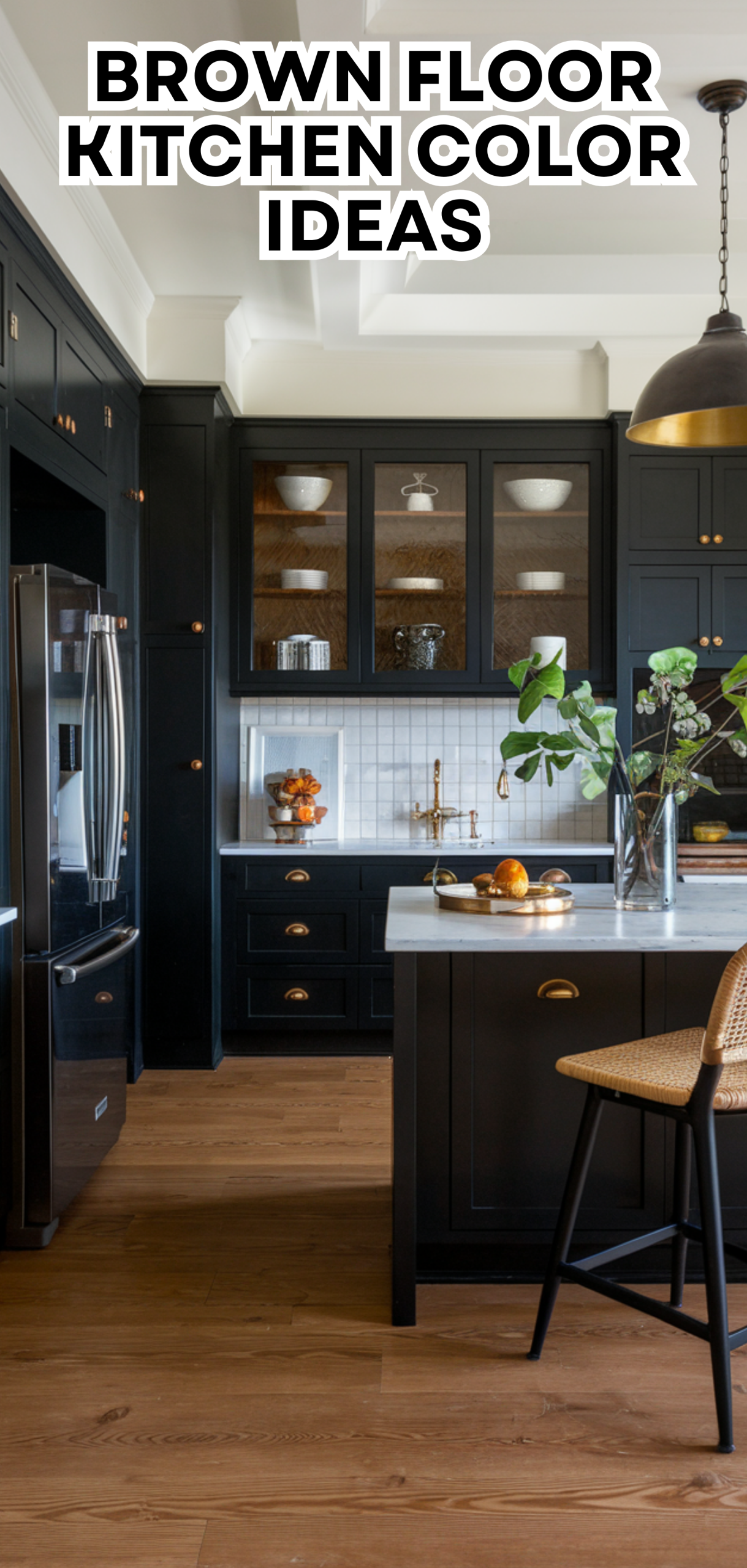 15 Best Brown Floor Kitchen Color Ideas