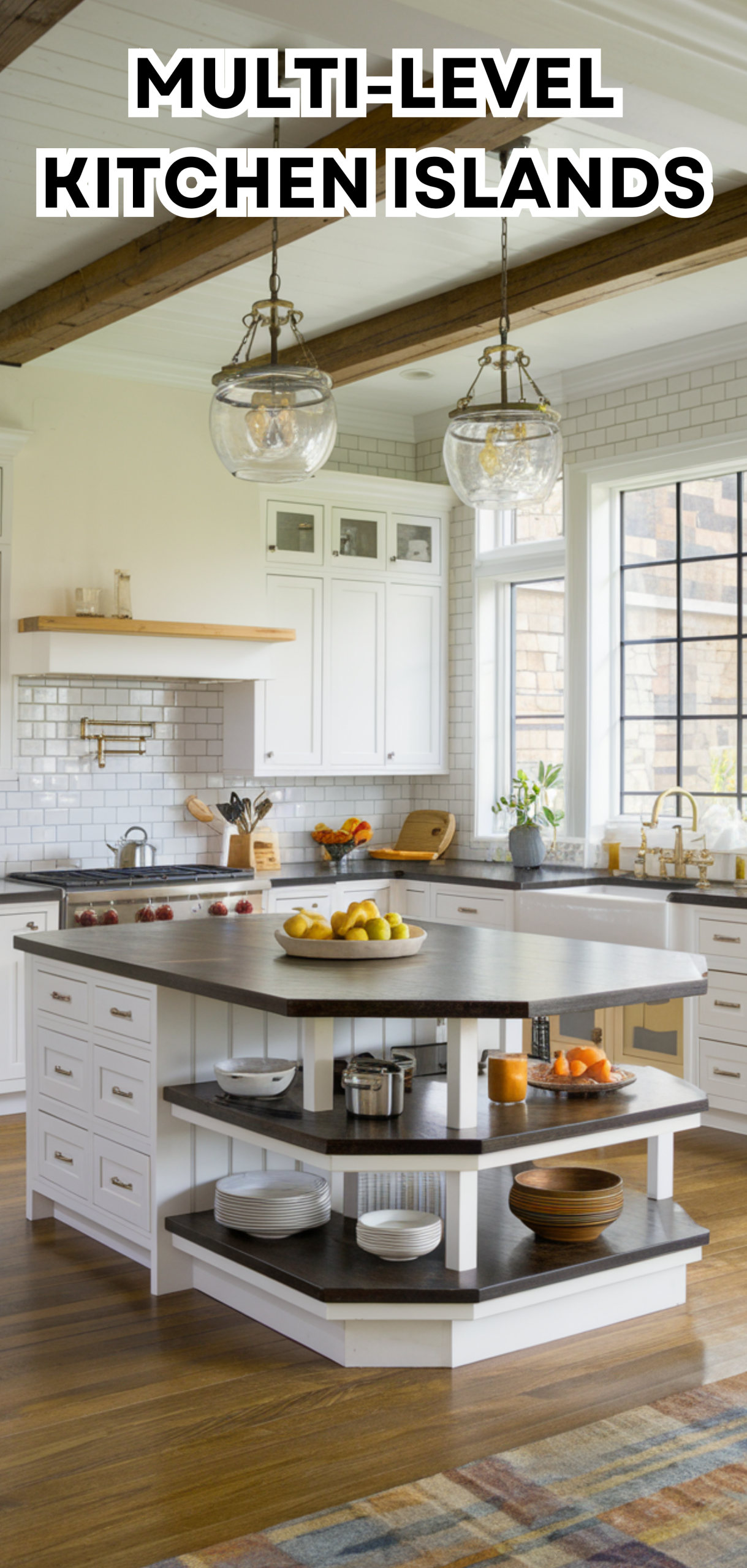16 Stunning Multi-Level Kitchen Islands Designs