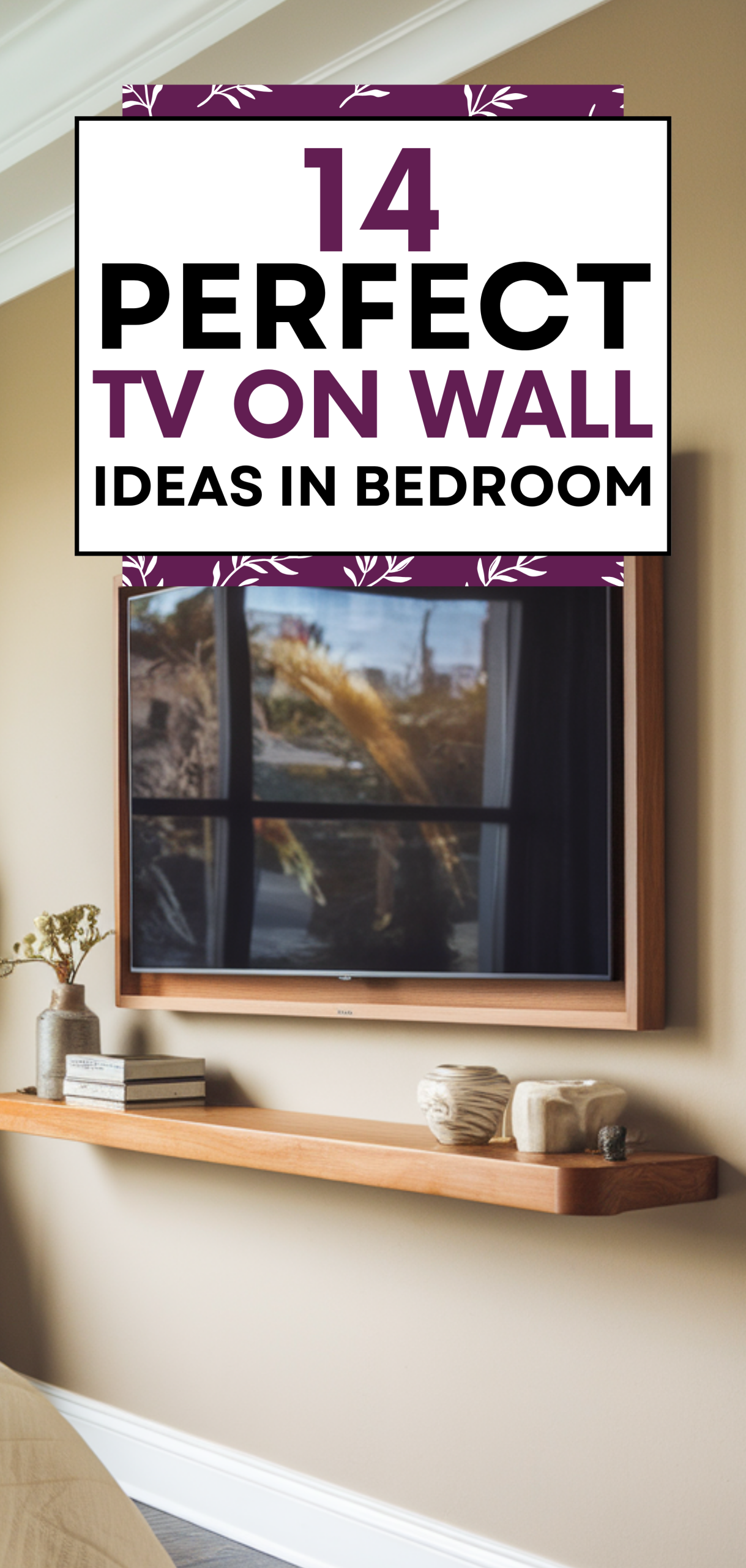 Perfect TV on Wall Ideas in Bedroom