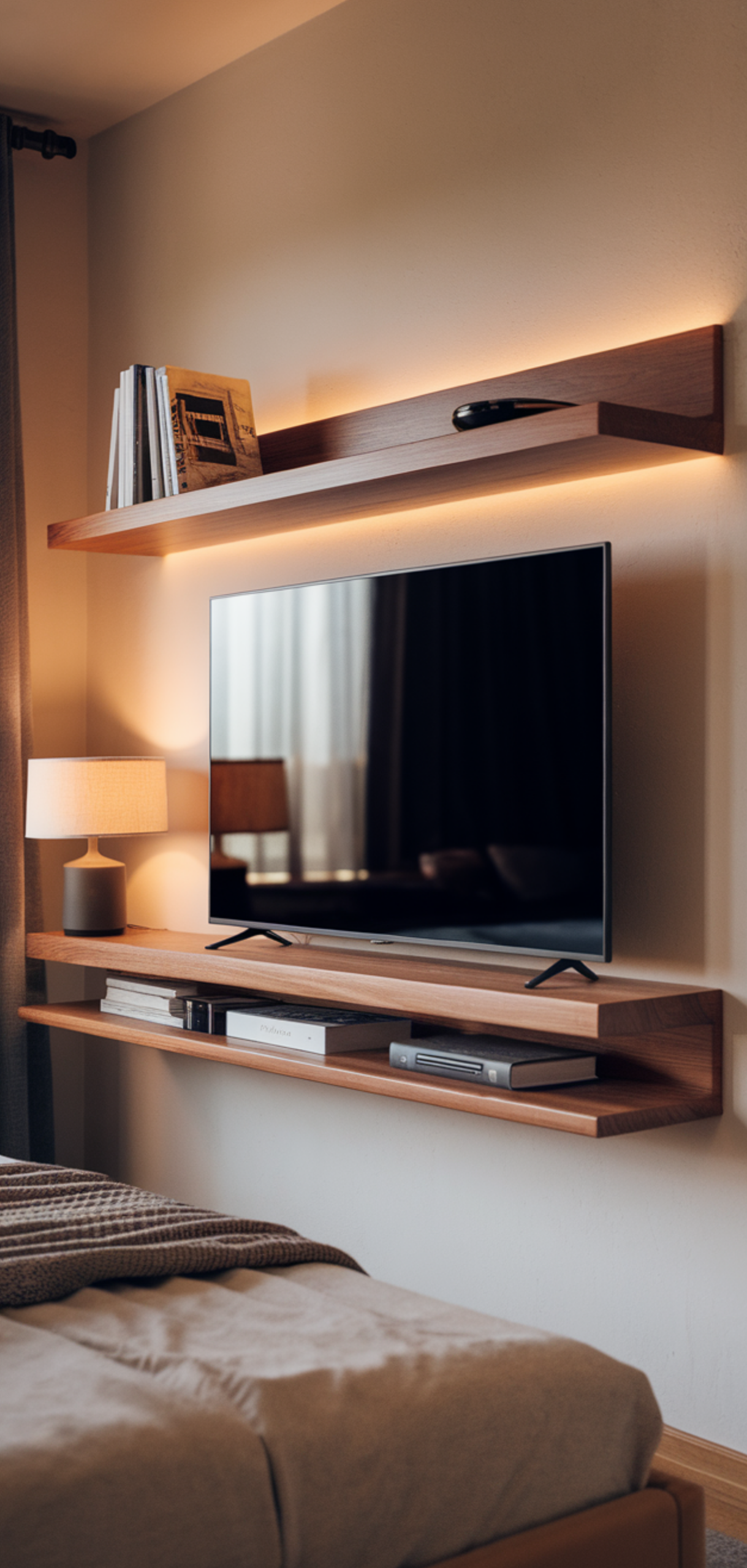 Perfect TV on Wall Ideas in Bedroom