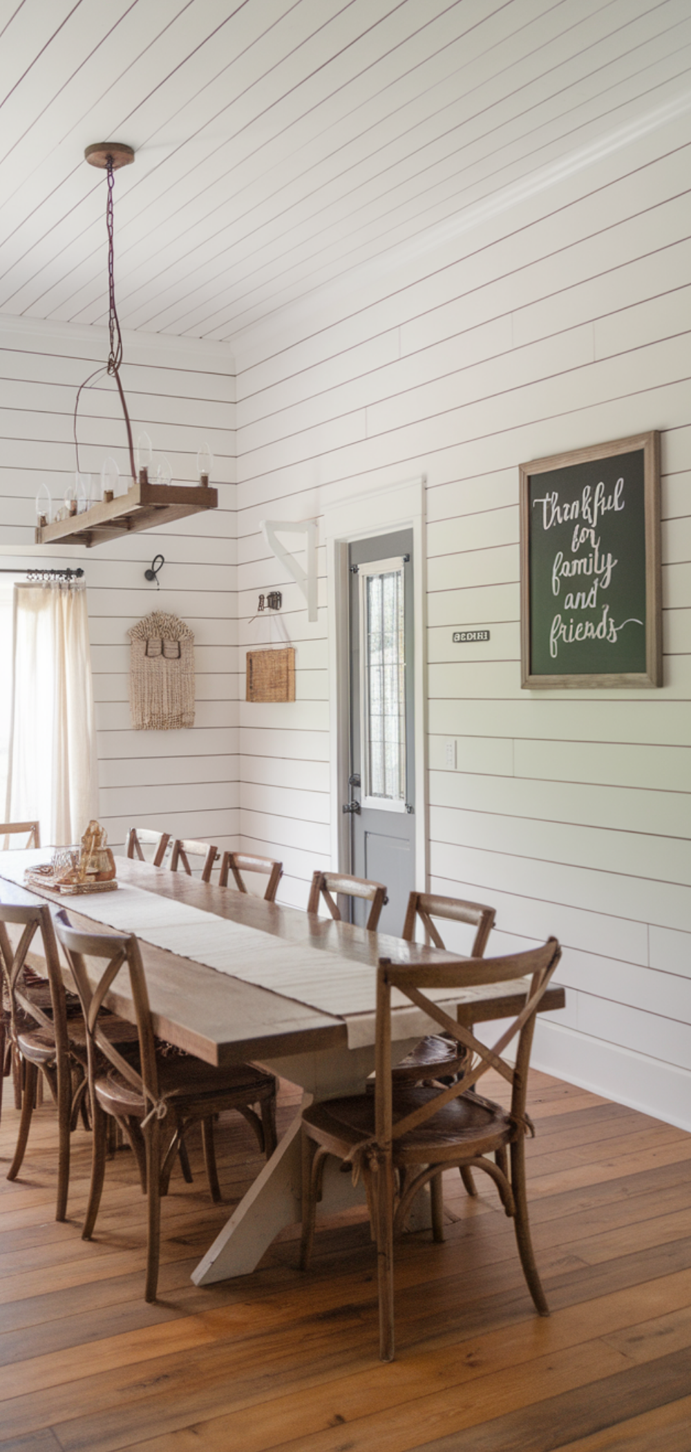 Easy Shiplap Dining Room Ideas