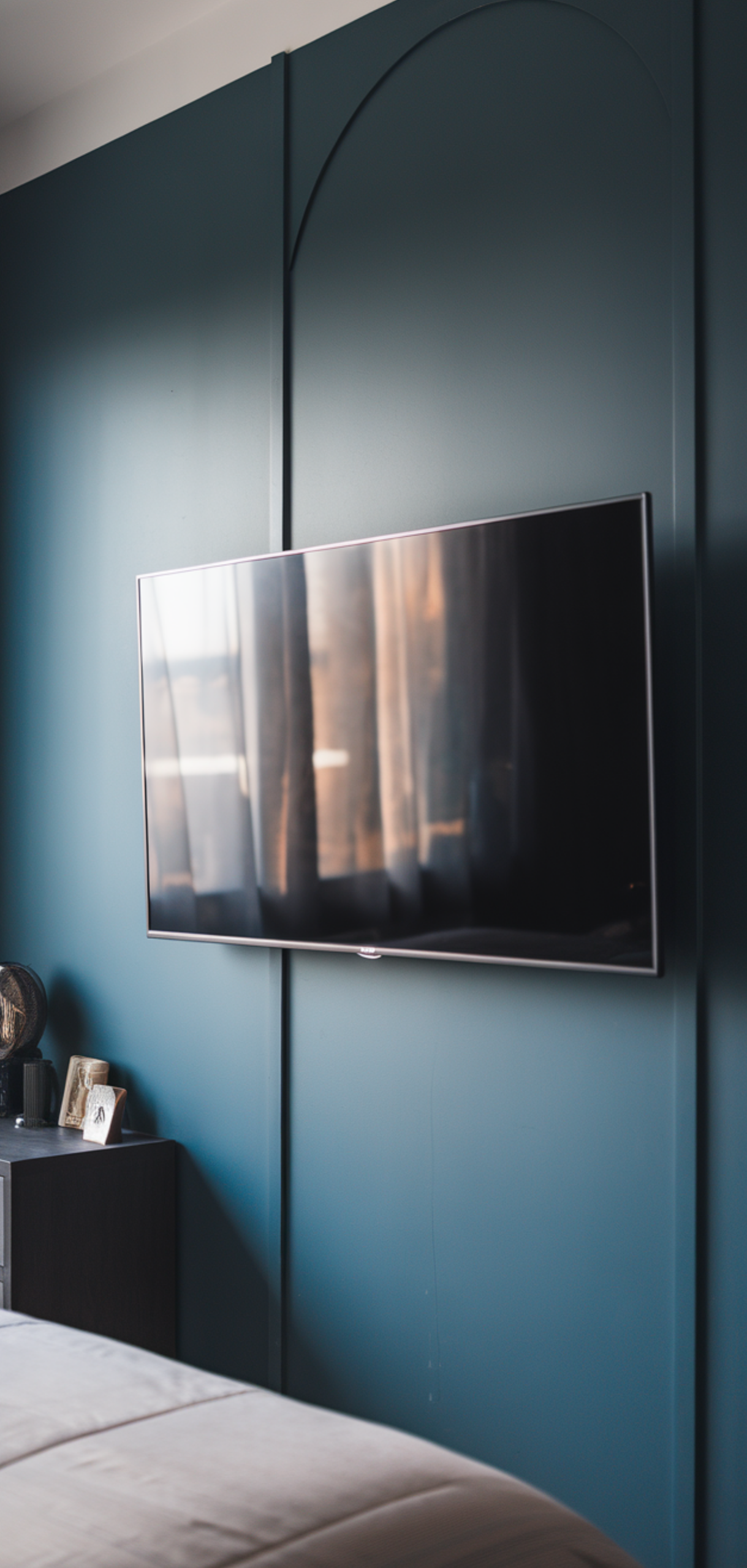 Perfect TV on Wall Ideas in Bedroom