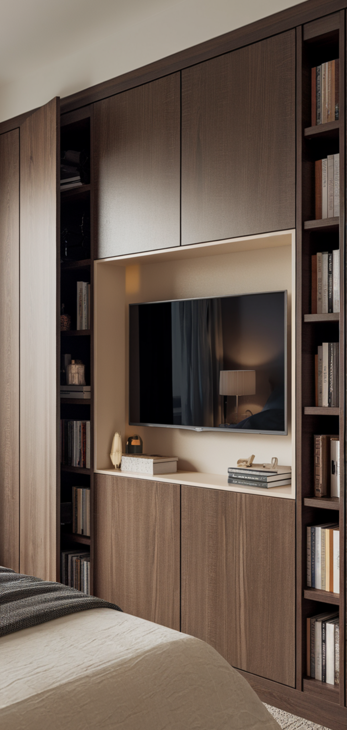 Perfect TV on Wall Ideas in Bedroom