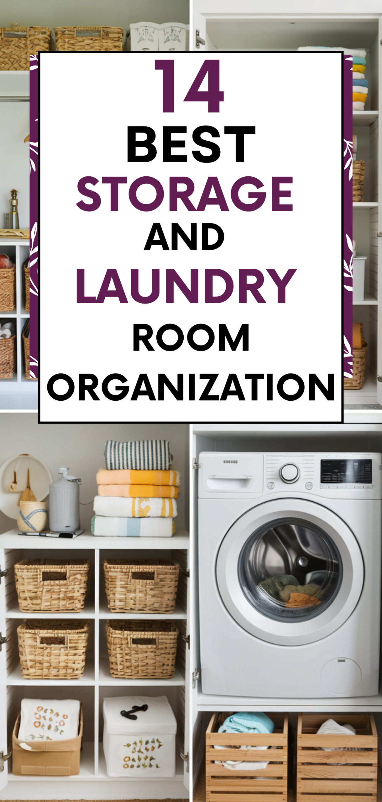 14 Best Storage and Laundry Room Organization