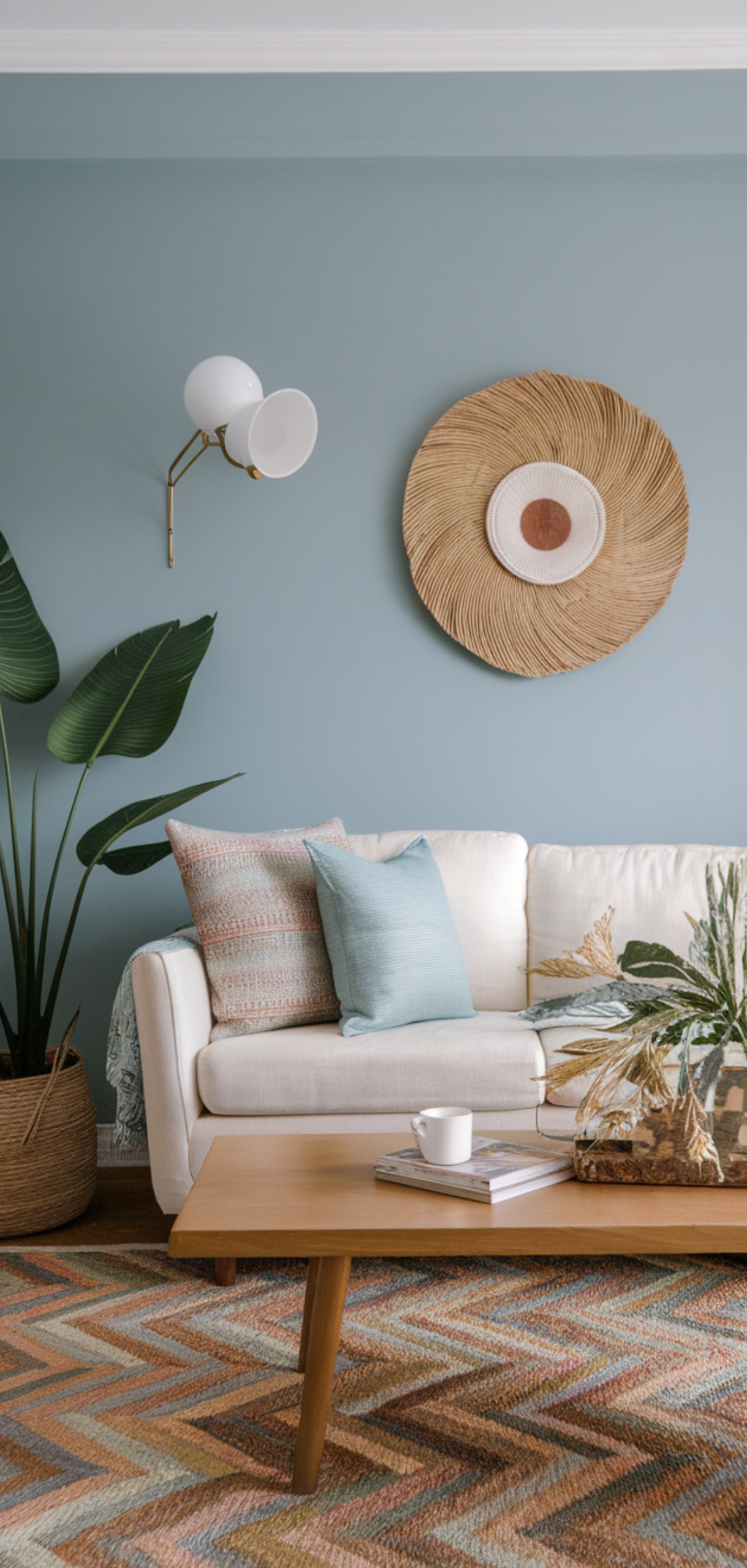 14 Creative Light Blue Living Room Walls