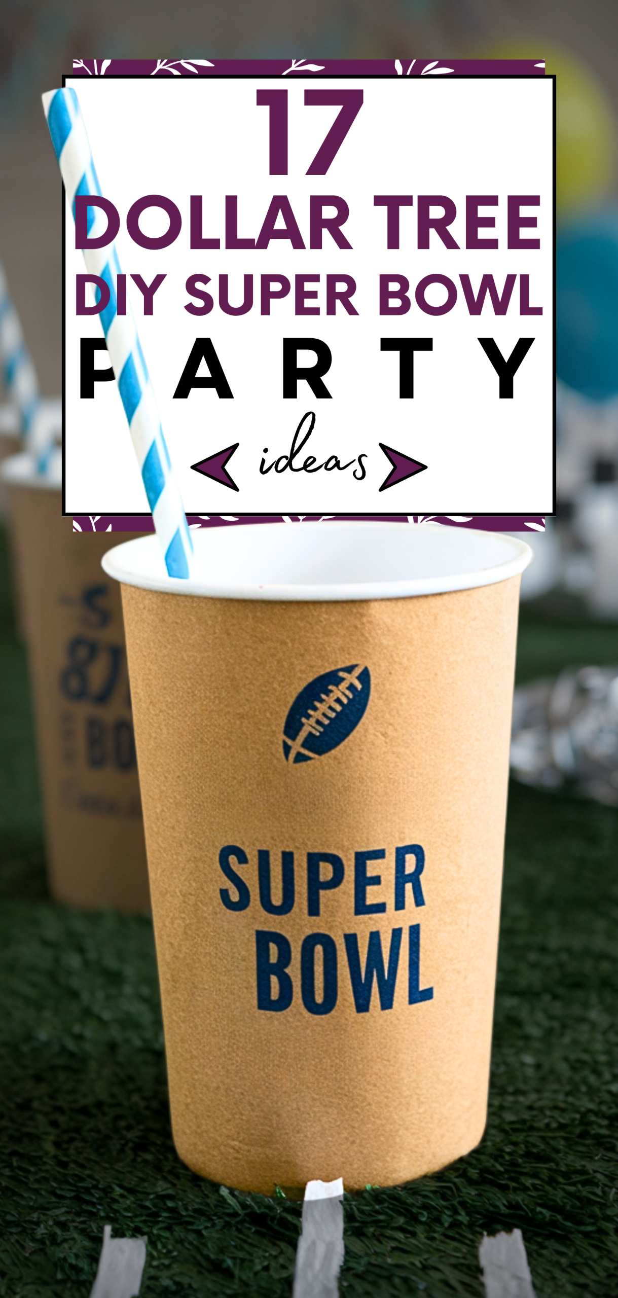 17 Dollar Tree DIY Super Bowl Party Ideas