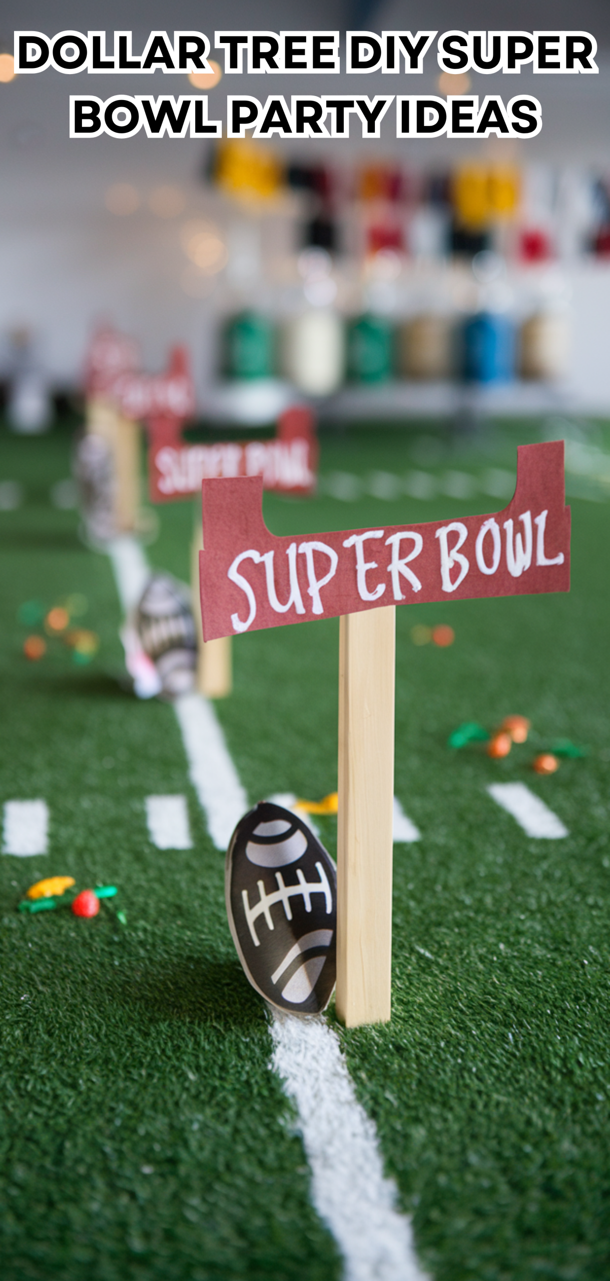 17 Dollar Tree DIY Super Bowl Party Ideas