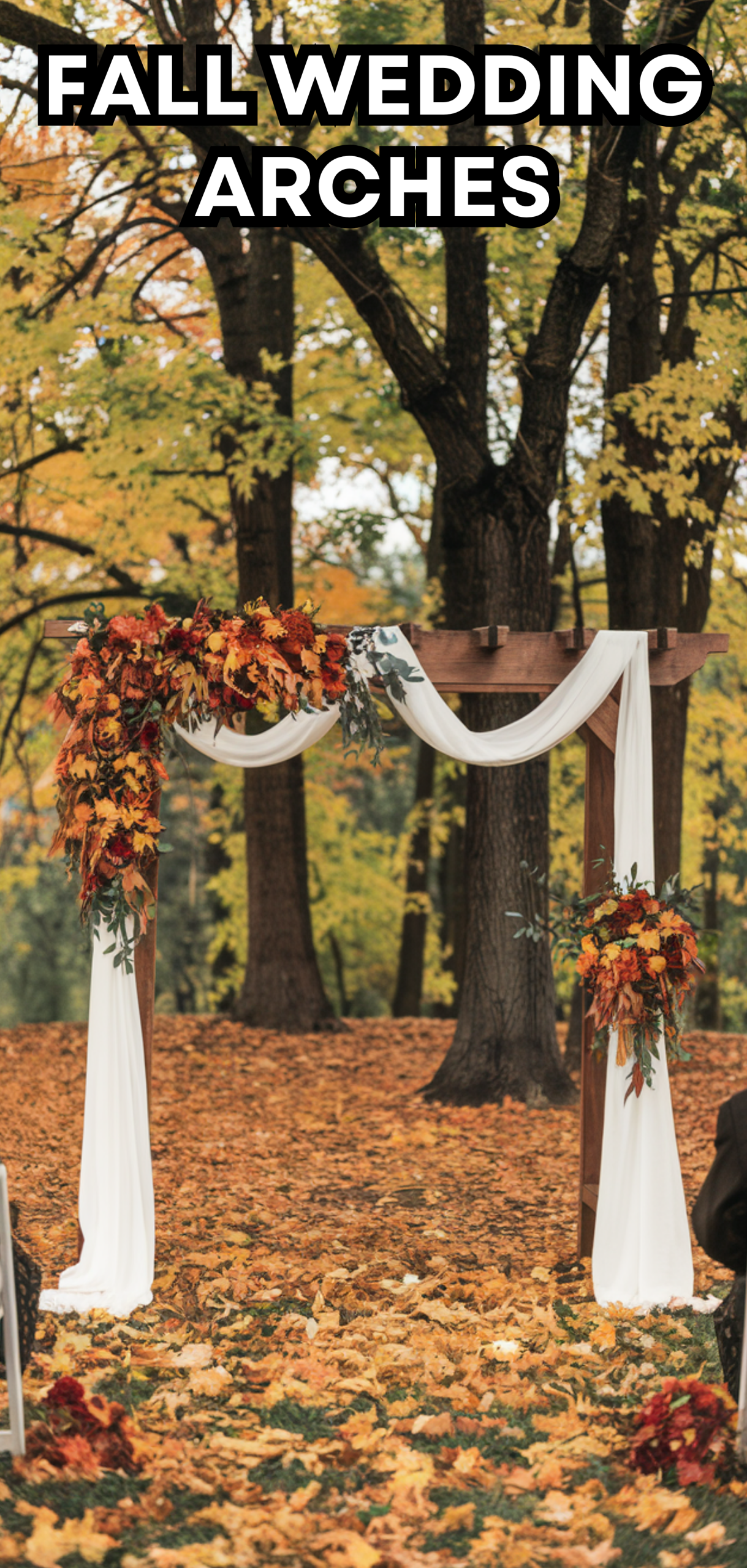 18 Amazing Fall Wedding Arches