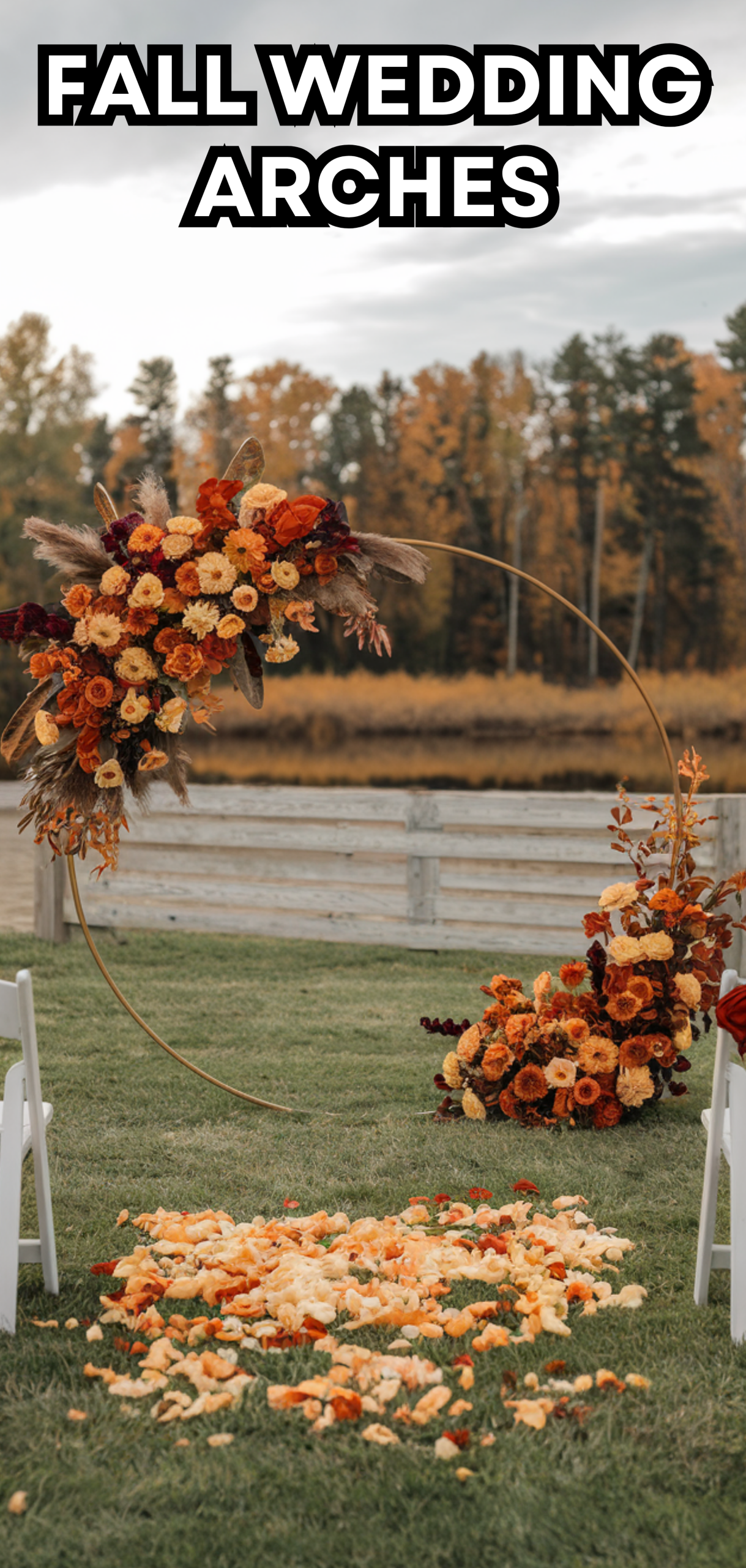 18 Amazing Fall Wedding Arches