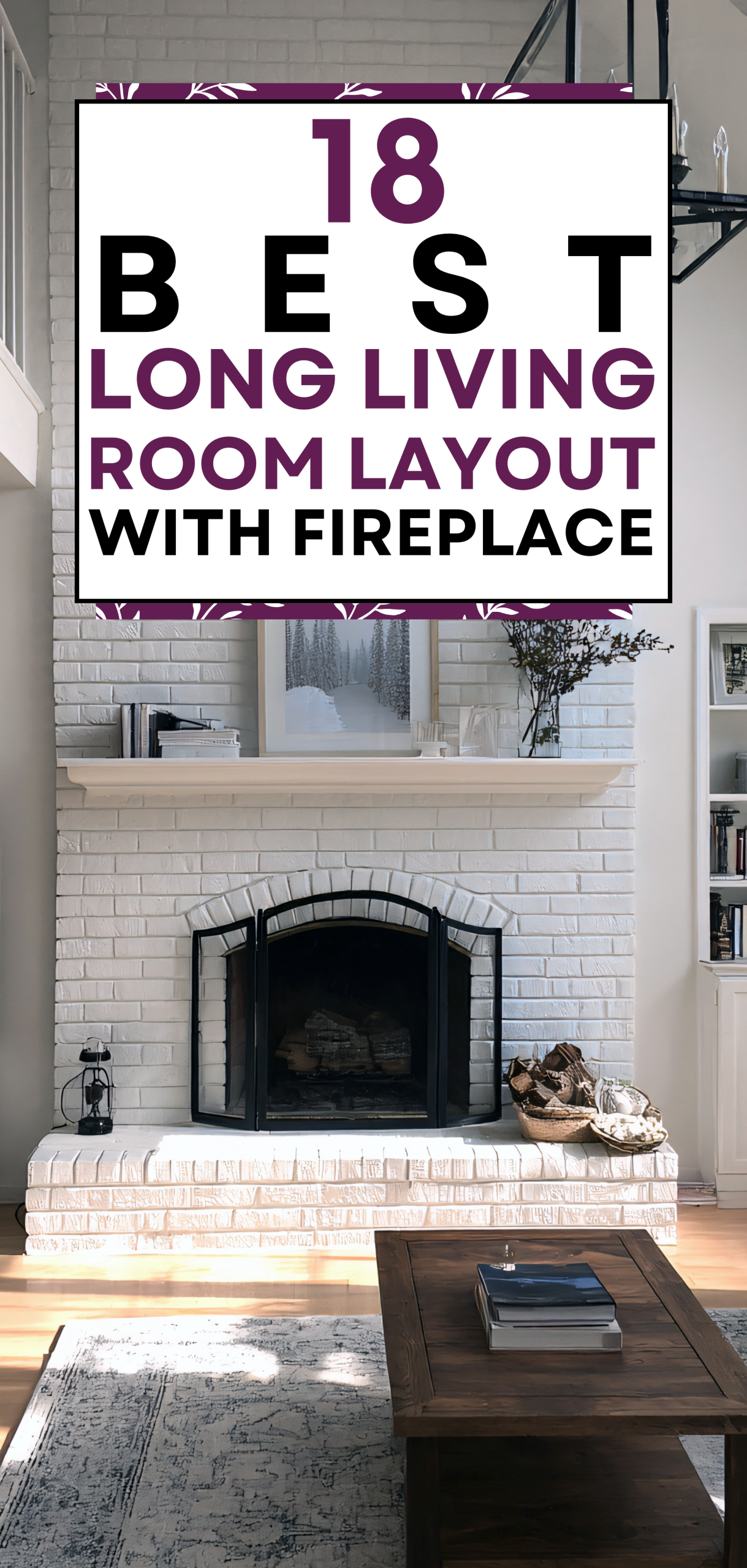 18 Best Long Living Room Layout Ideas with Fireplace