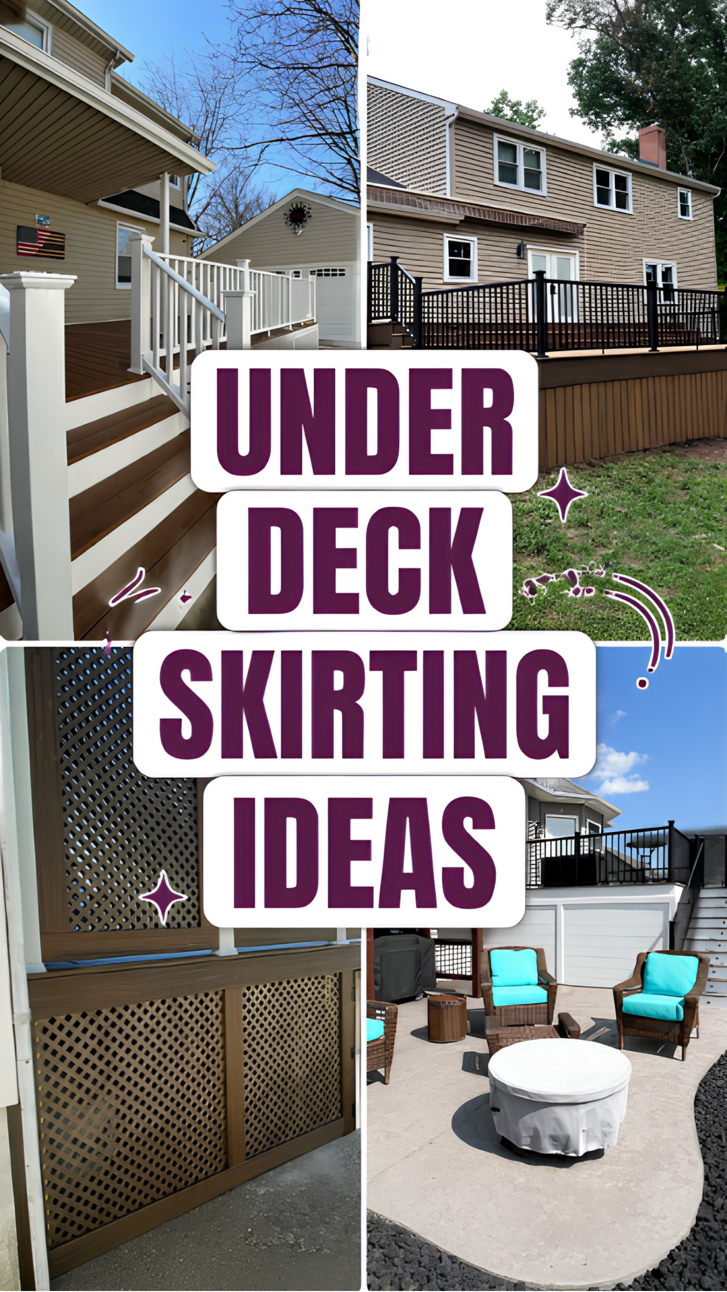 Under Deck Skirting Ideas
