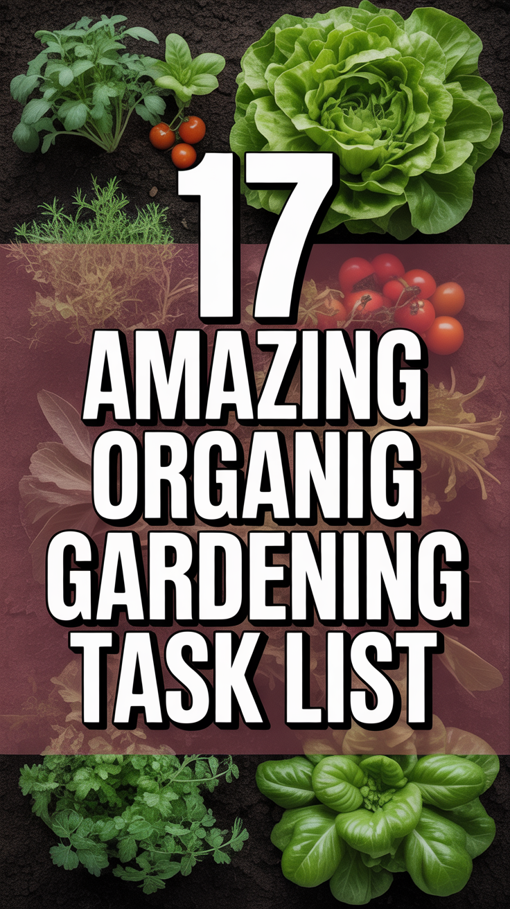 17 Amazing Organic Gardening Task List