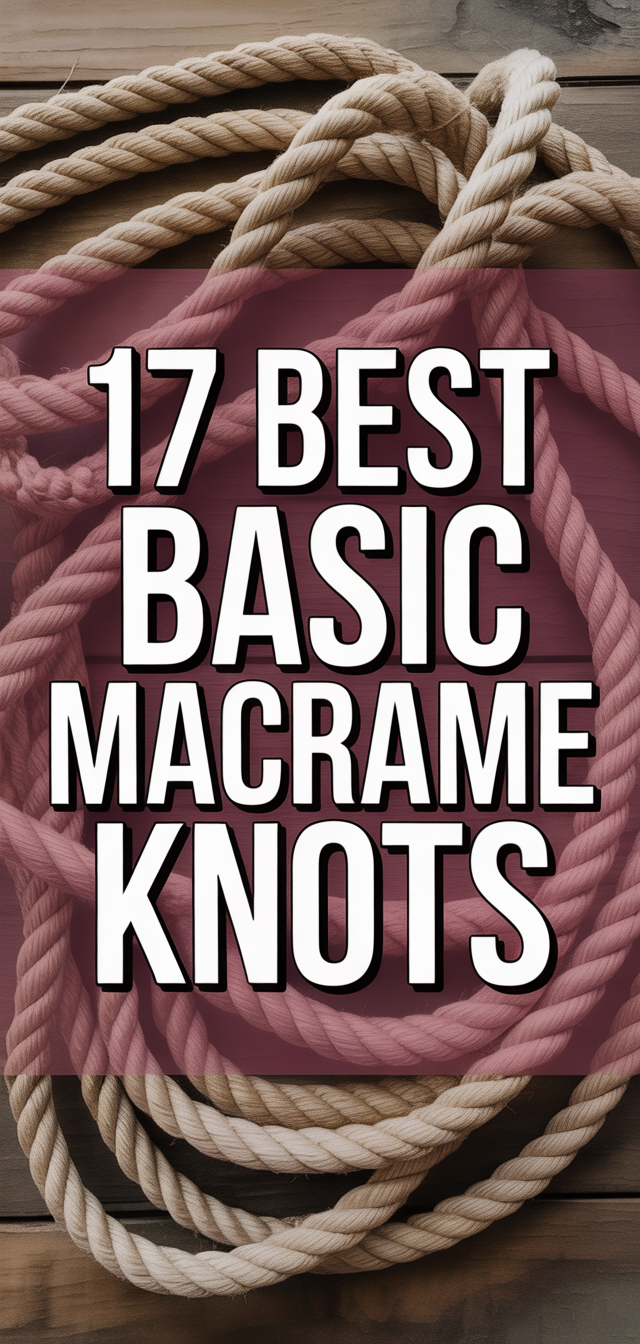 17 Best Basic Macrame Knots