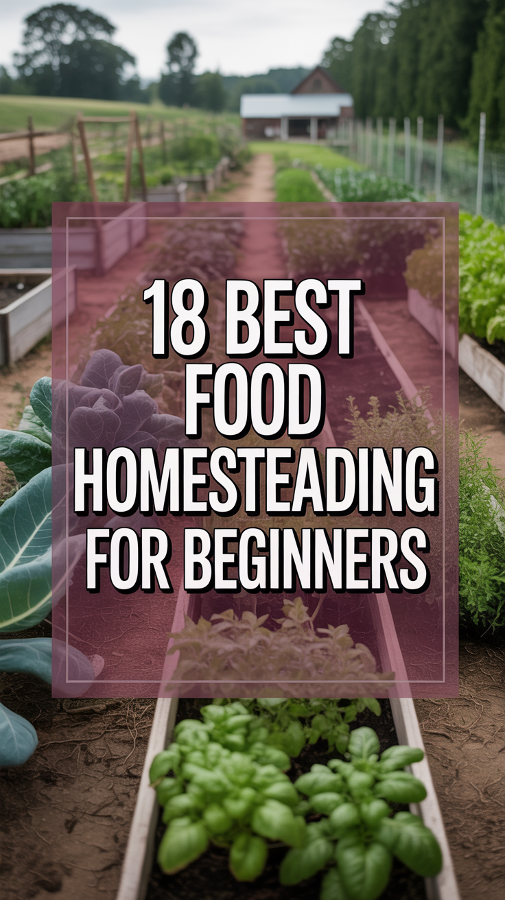 18 Best Food Homesteading For Beginners