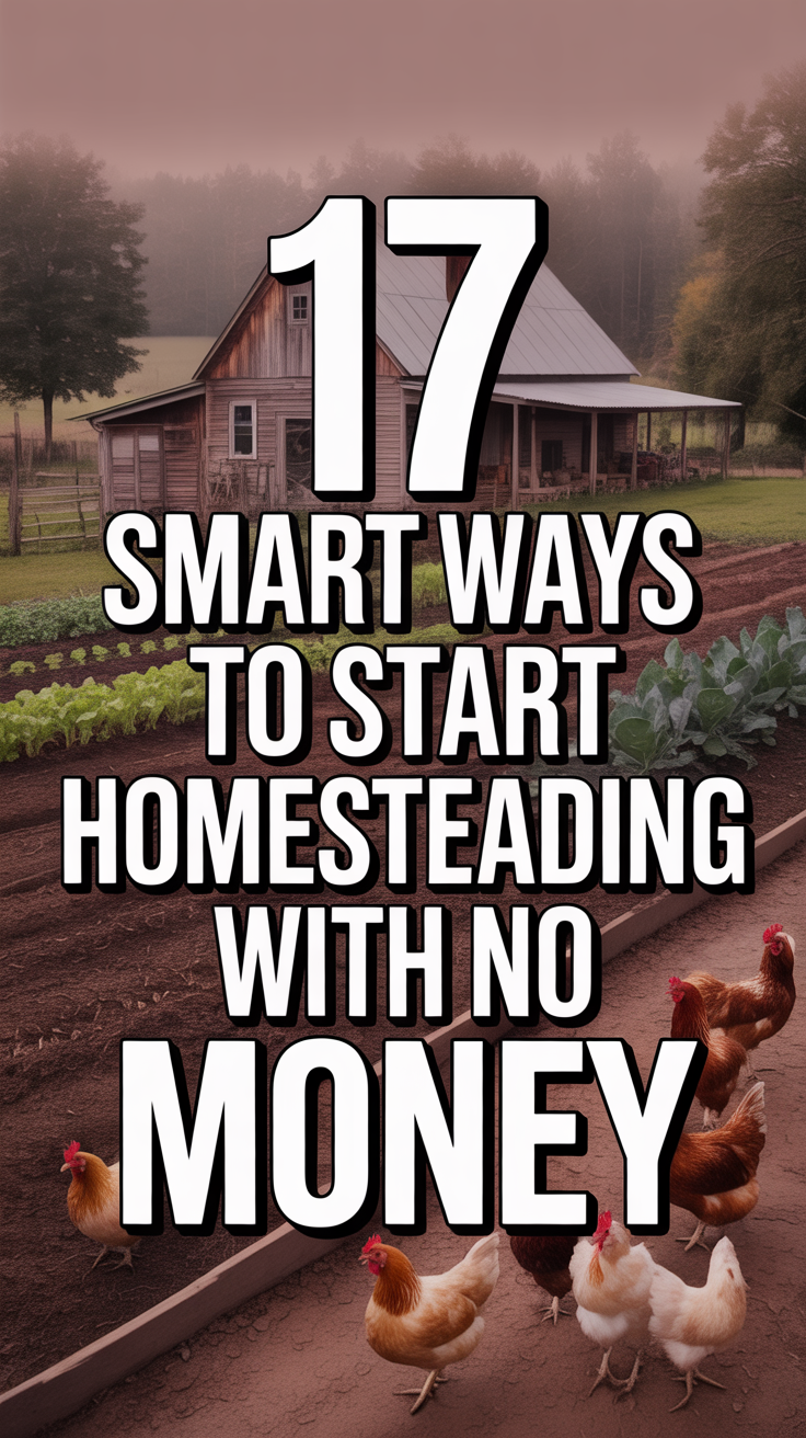 17 Smart Ways to Start Homesteading with No Money