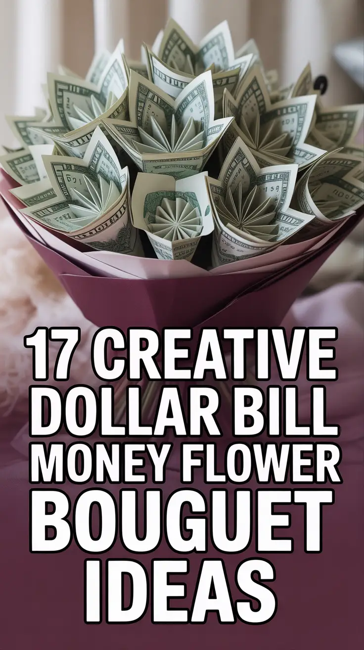 17 Creative Dollar Bill Money Flower Bouquet Ideas