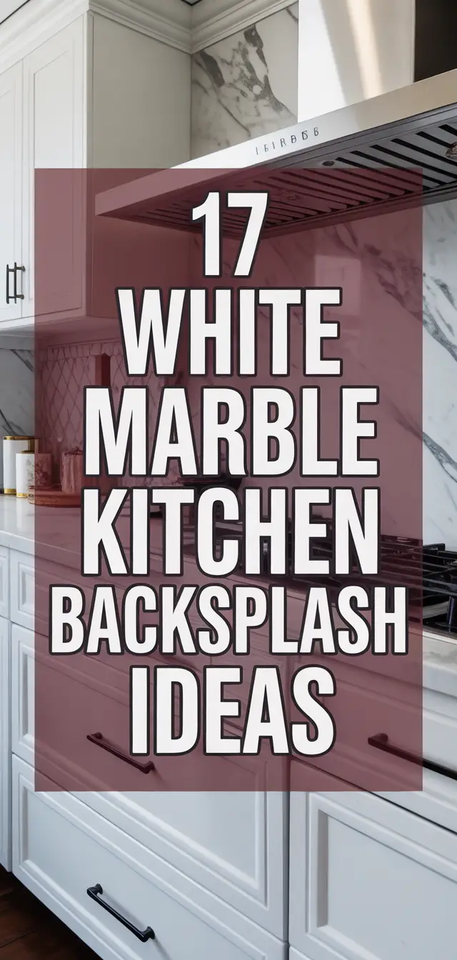 17 White Marble Kitchen Backsplash Ideas - My Home And Kitchen