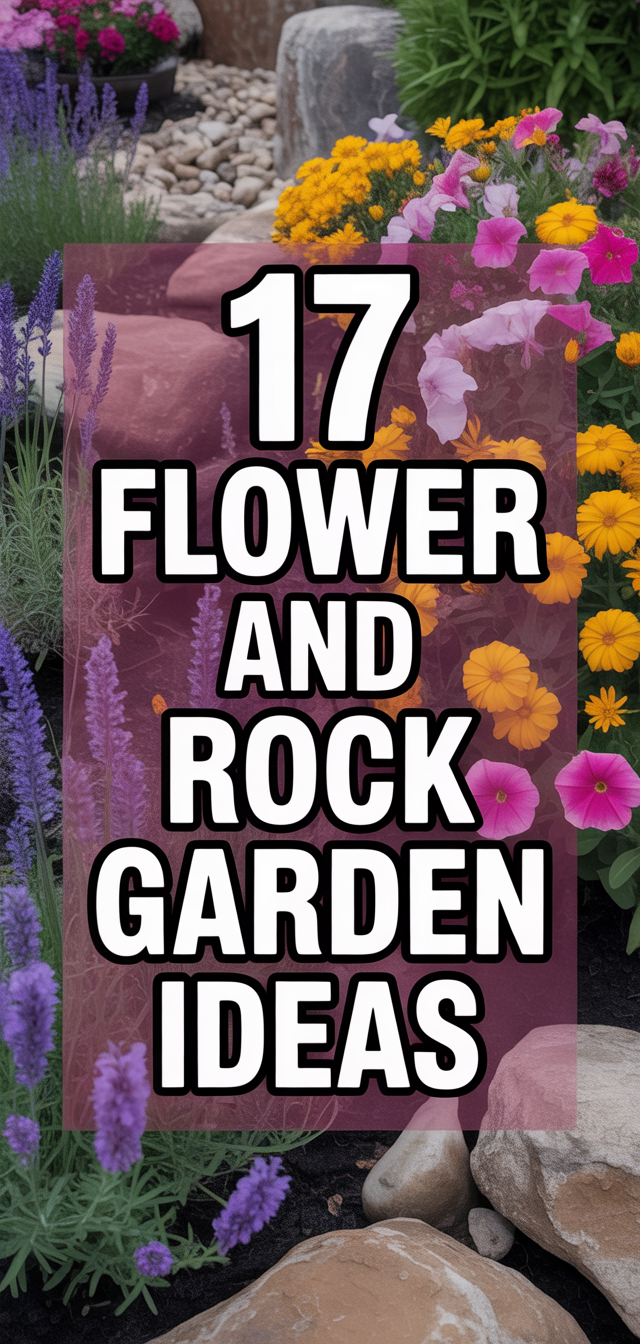 17 Flower and Rock Garden Ideas 