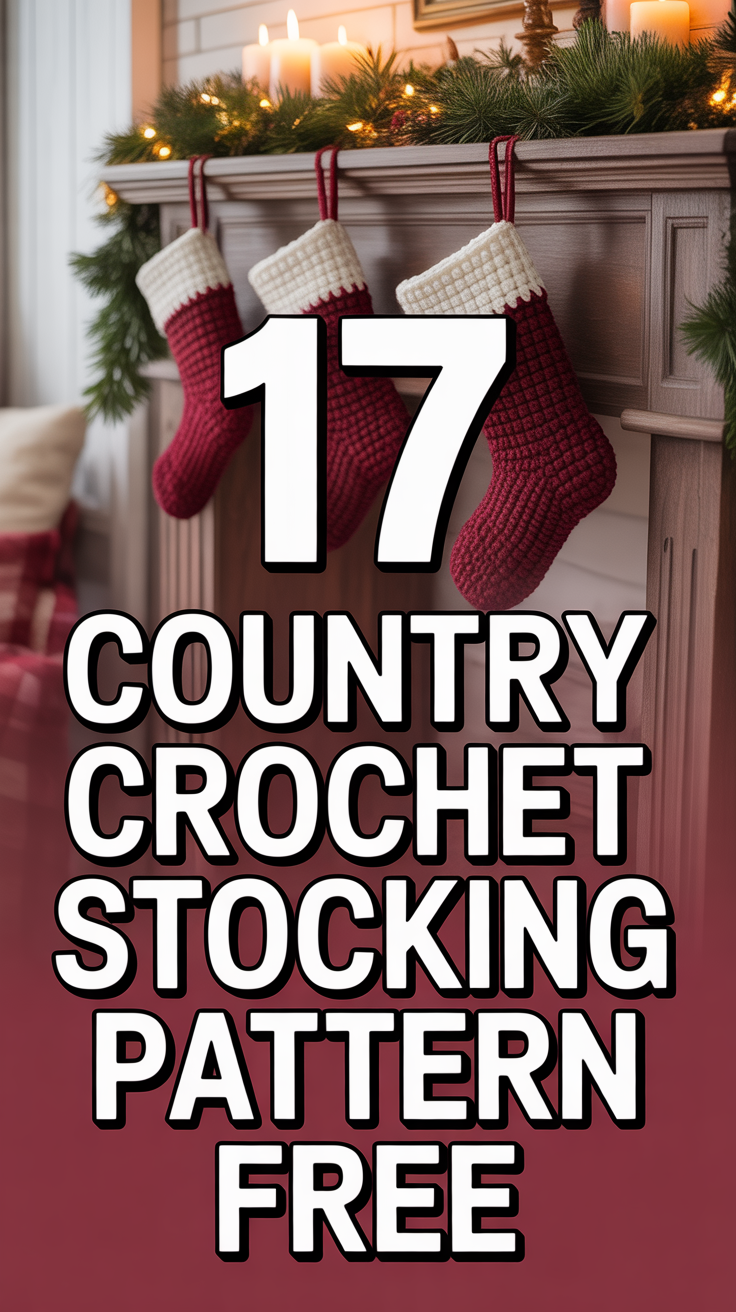 17 Country Crochet Stocking Pattern Free