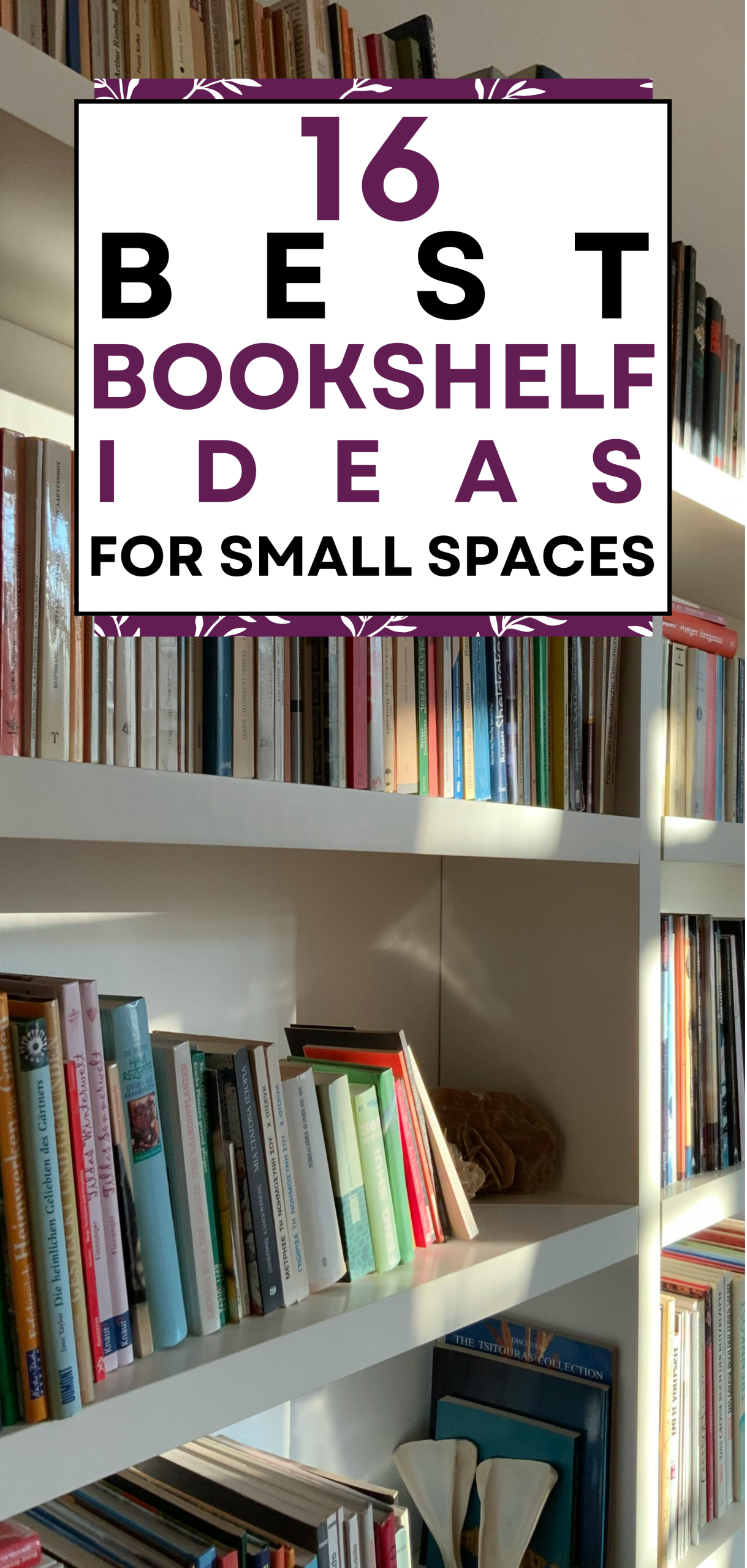 16 Best Bookshelf Ideas for Small Spaces